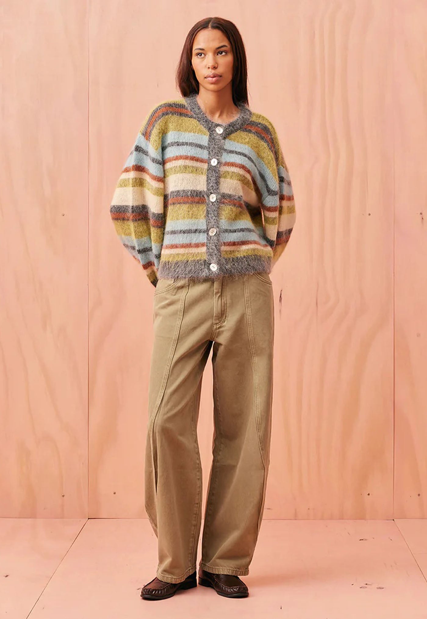 Josie Cardigan - Harbour Stripe