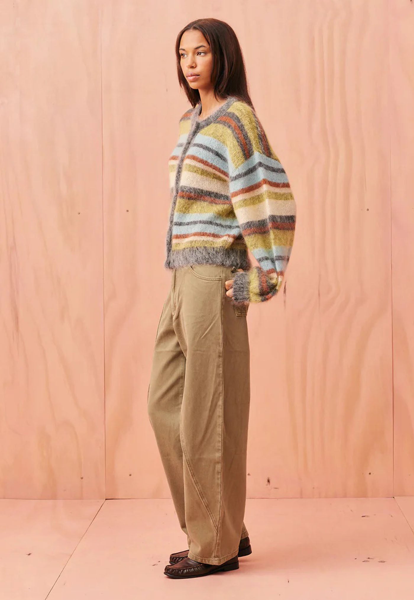 Josie Cardigan - Harbour Stripe