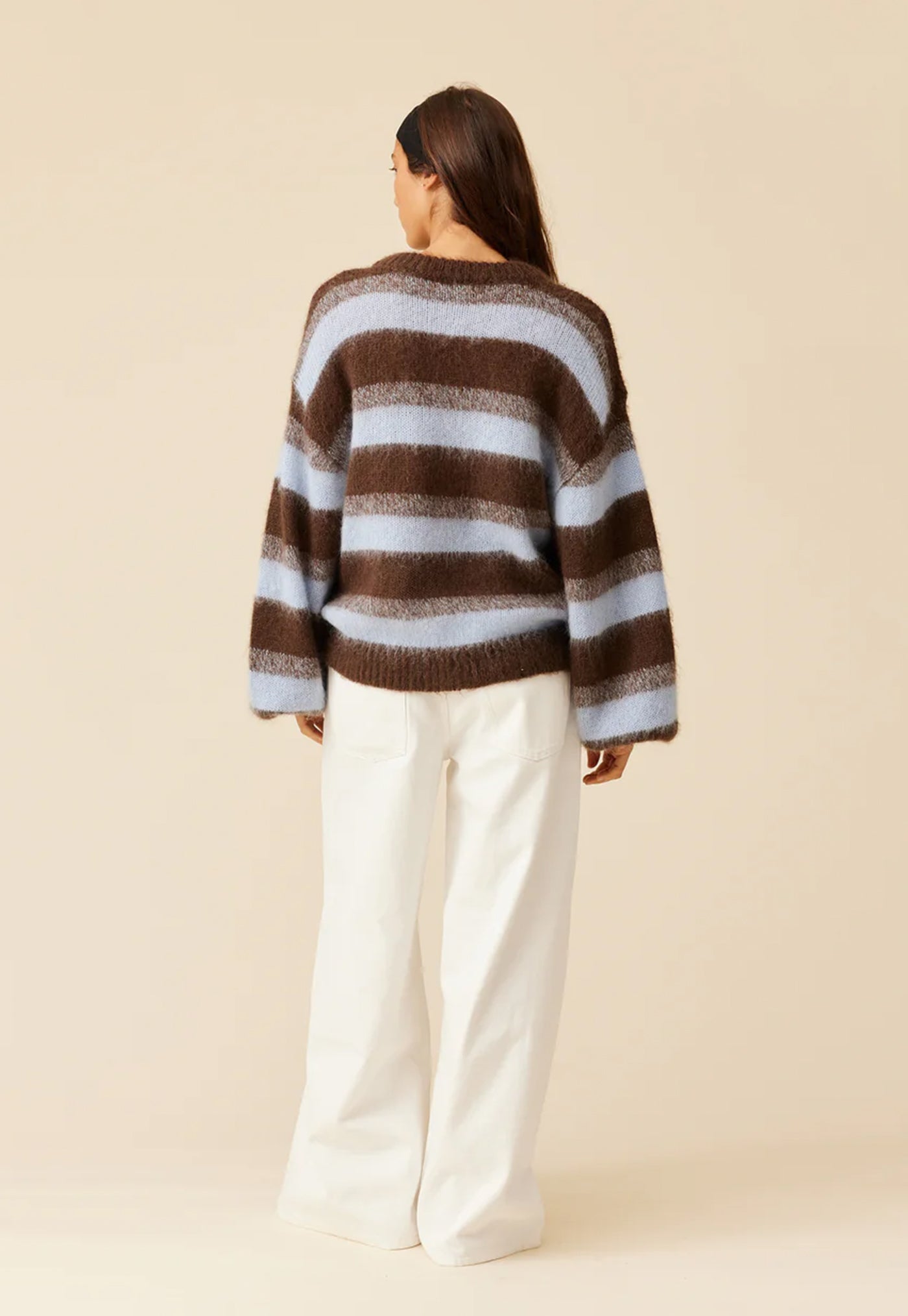 Josie Sweater - Brown Aqua