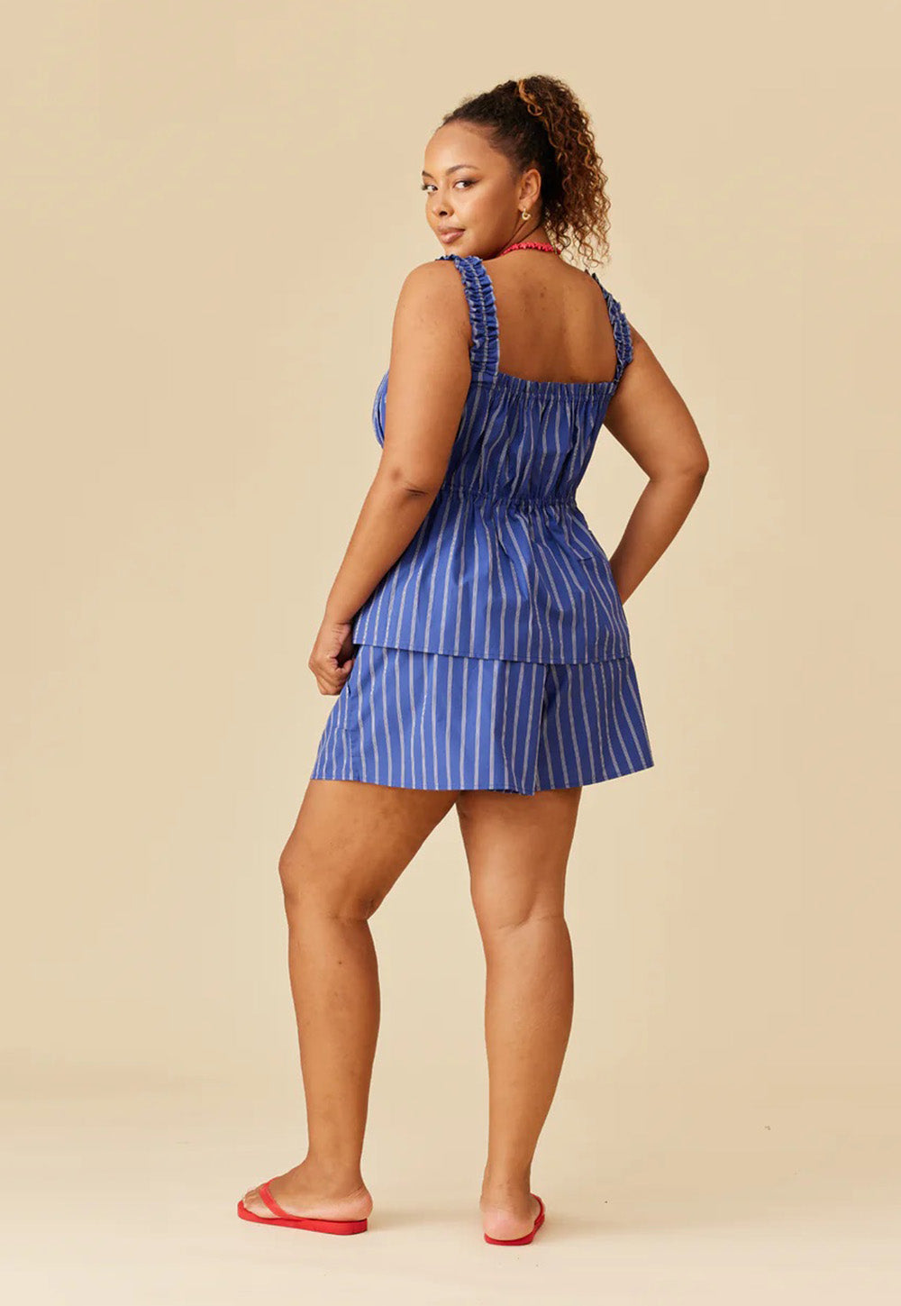 Trulli Top - Midnight Blue Stripe