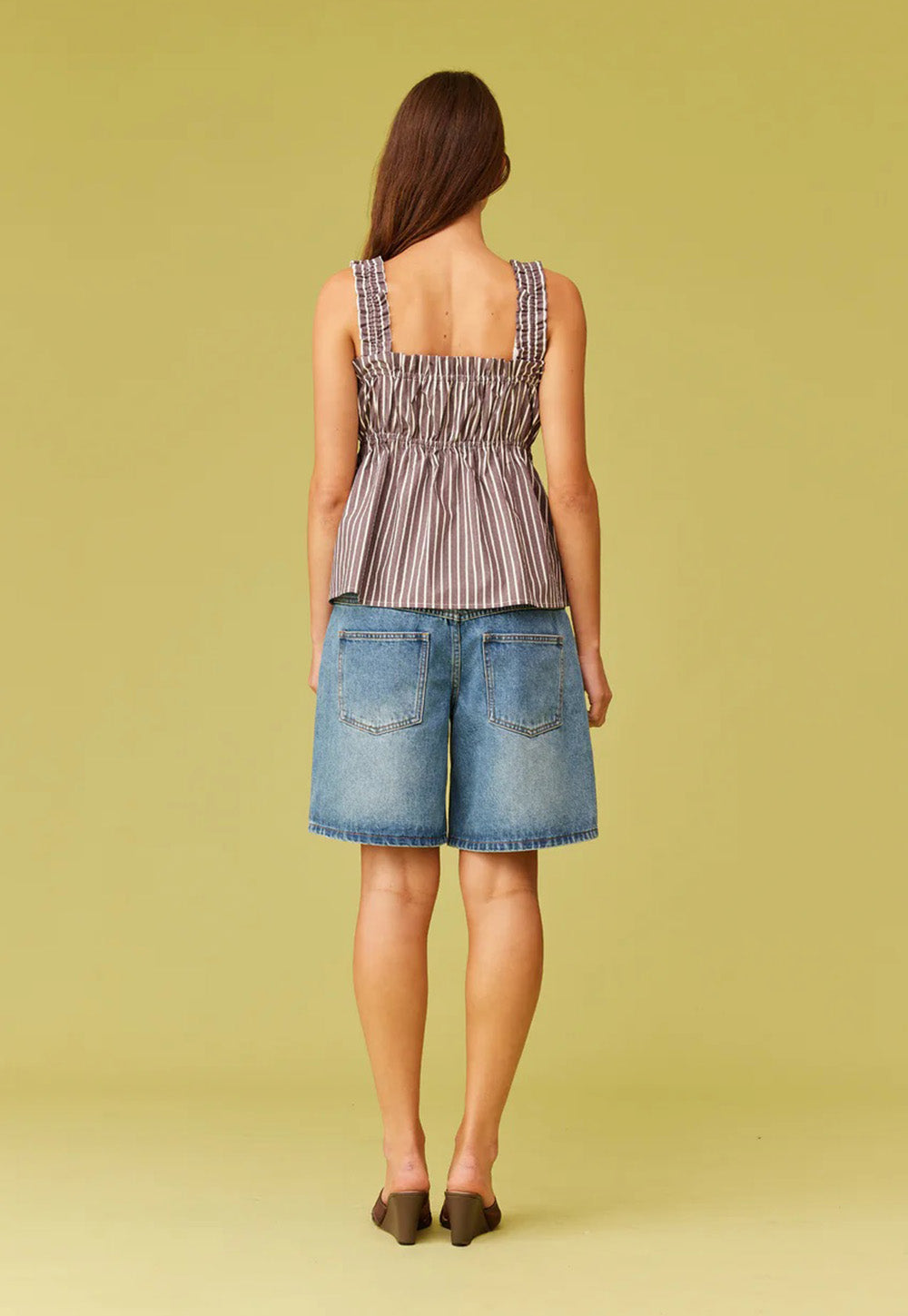 Trulli Top - Brown Stripe