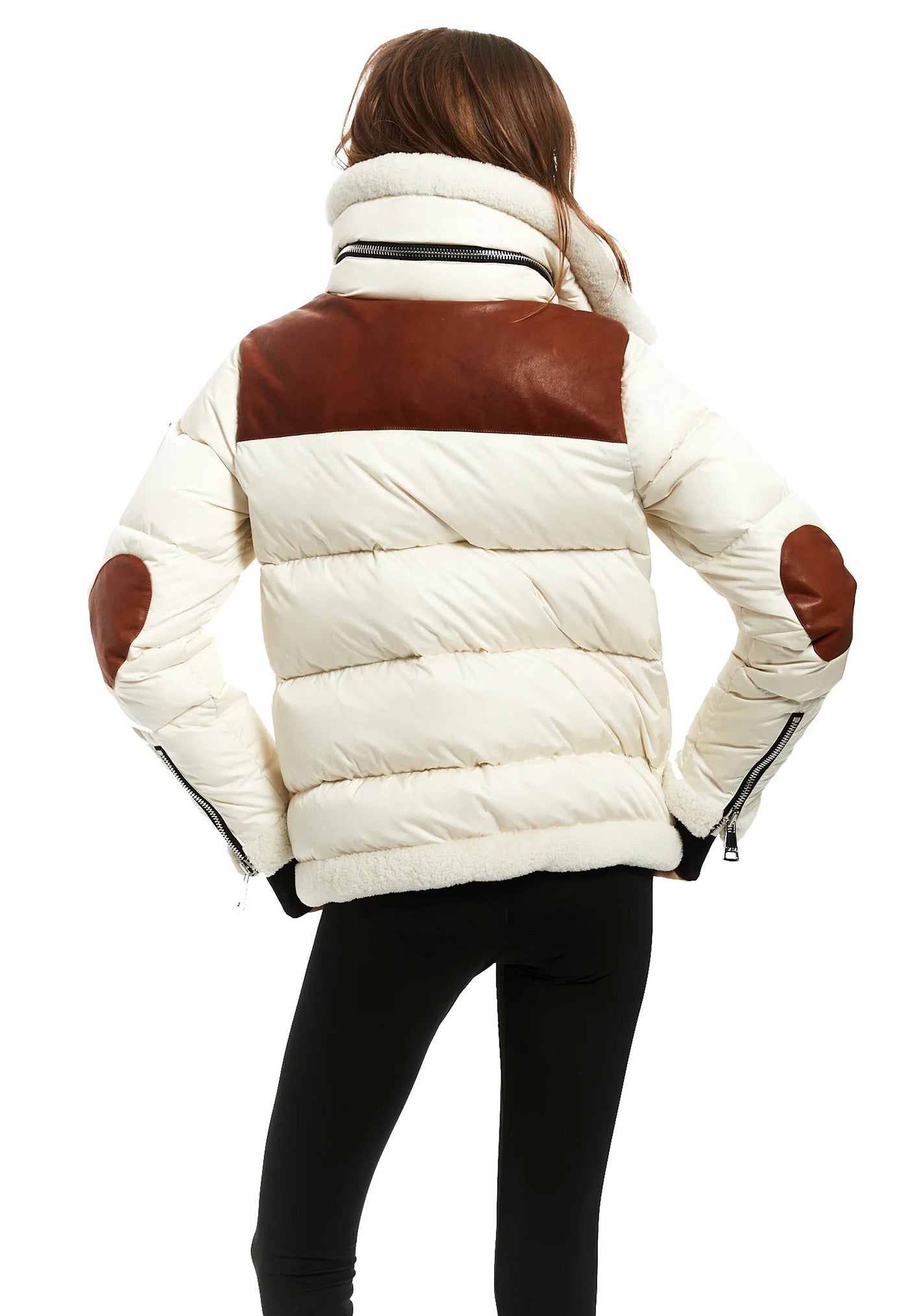 Sari Jacket - Cream/Saddle White sold by Angel Divine