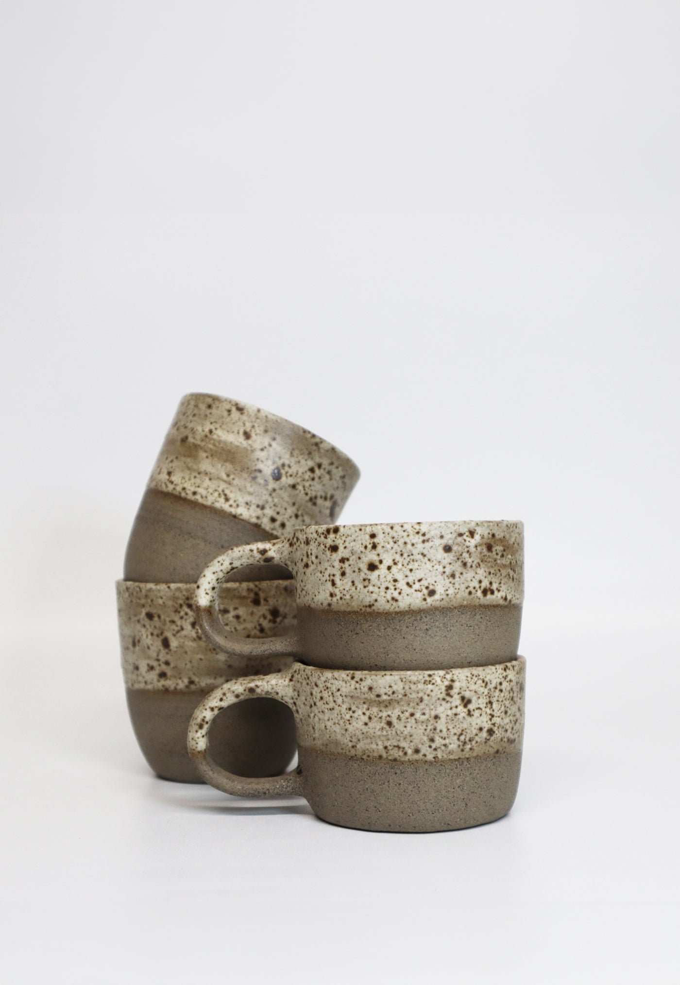 Espresso Mug With Handle - Rusted Cream sold by Angel Divine