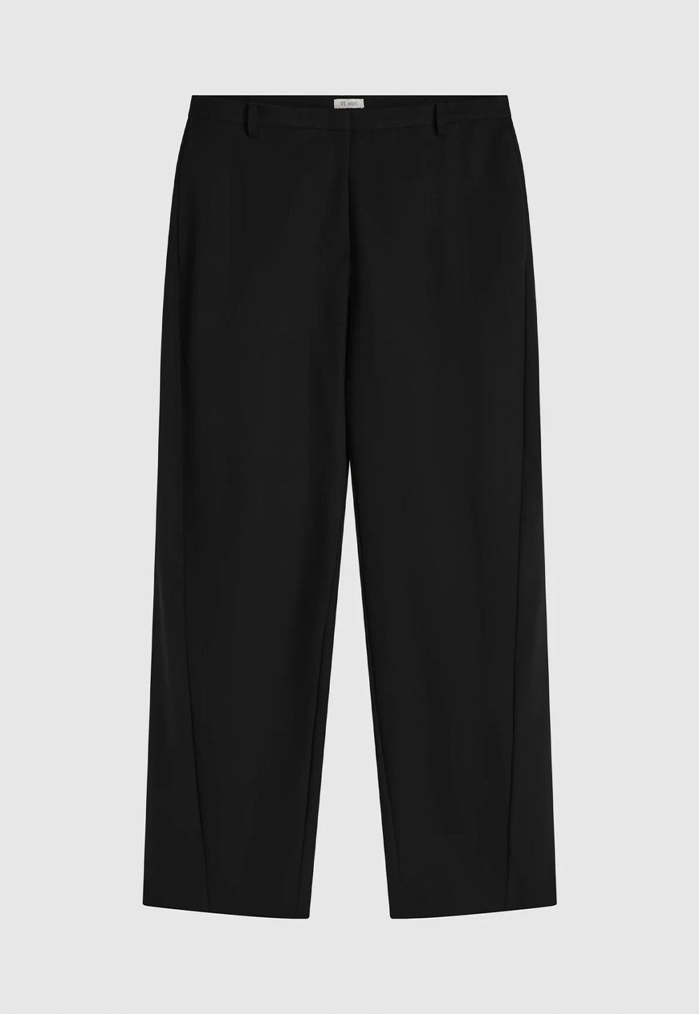Fine Band Balloon Pants - Black