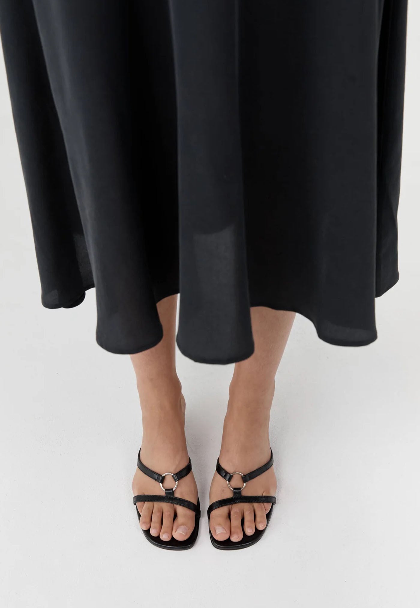 Multi Strap Heel - Black