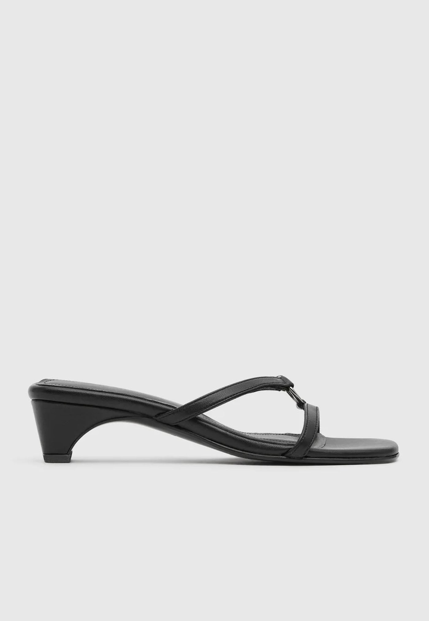 Multi Strap Heel - Black