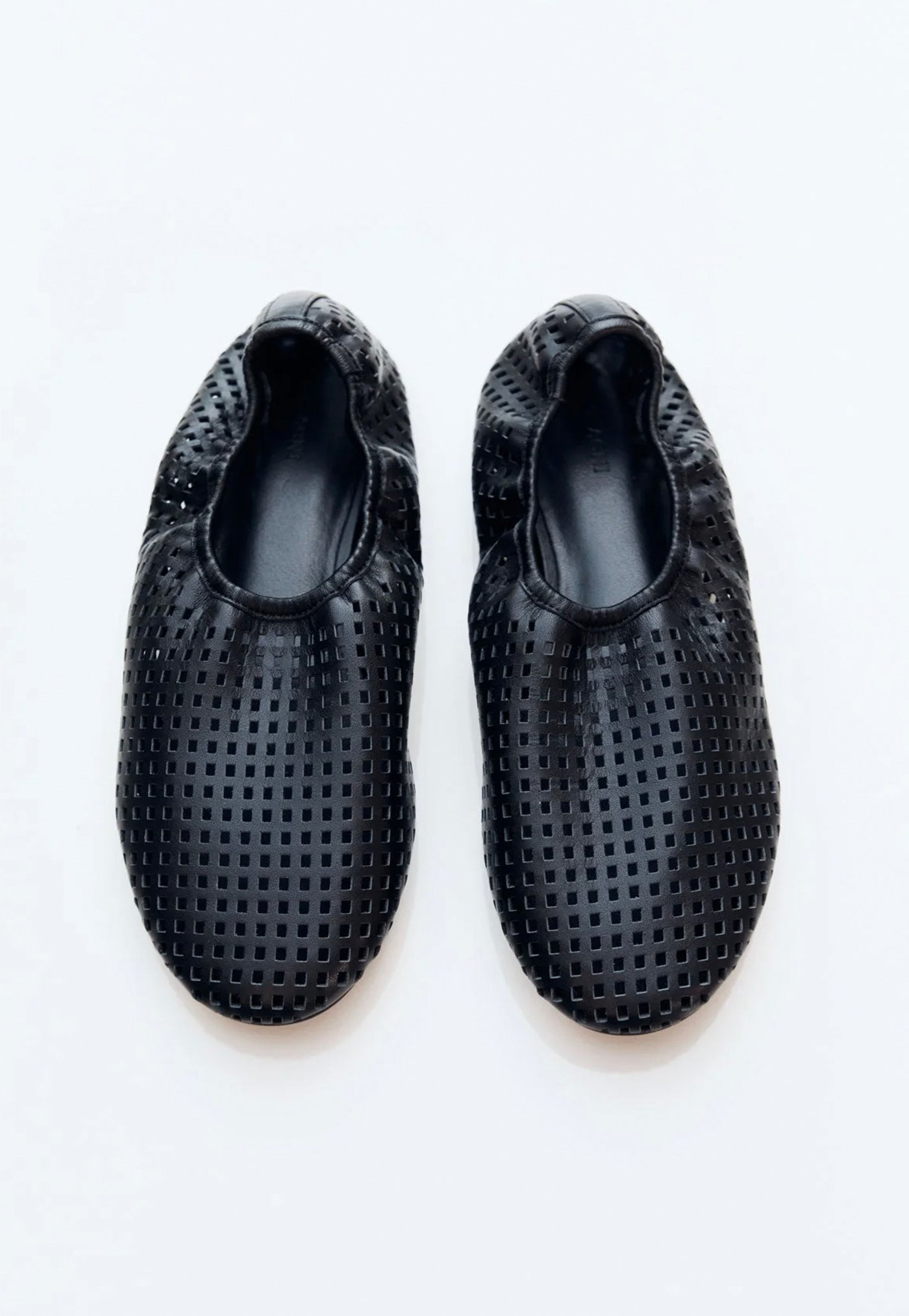 Perforated Ballet Flat - Black sold by Angel Divine
