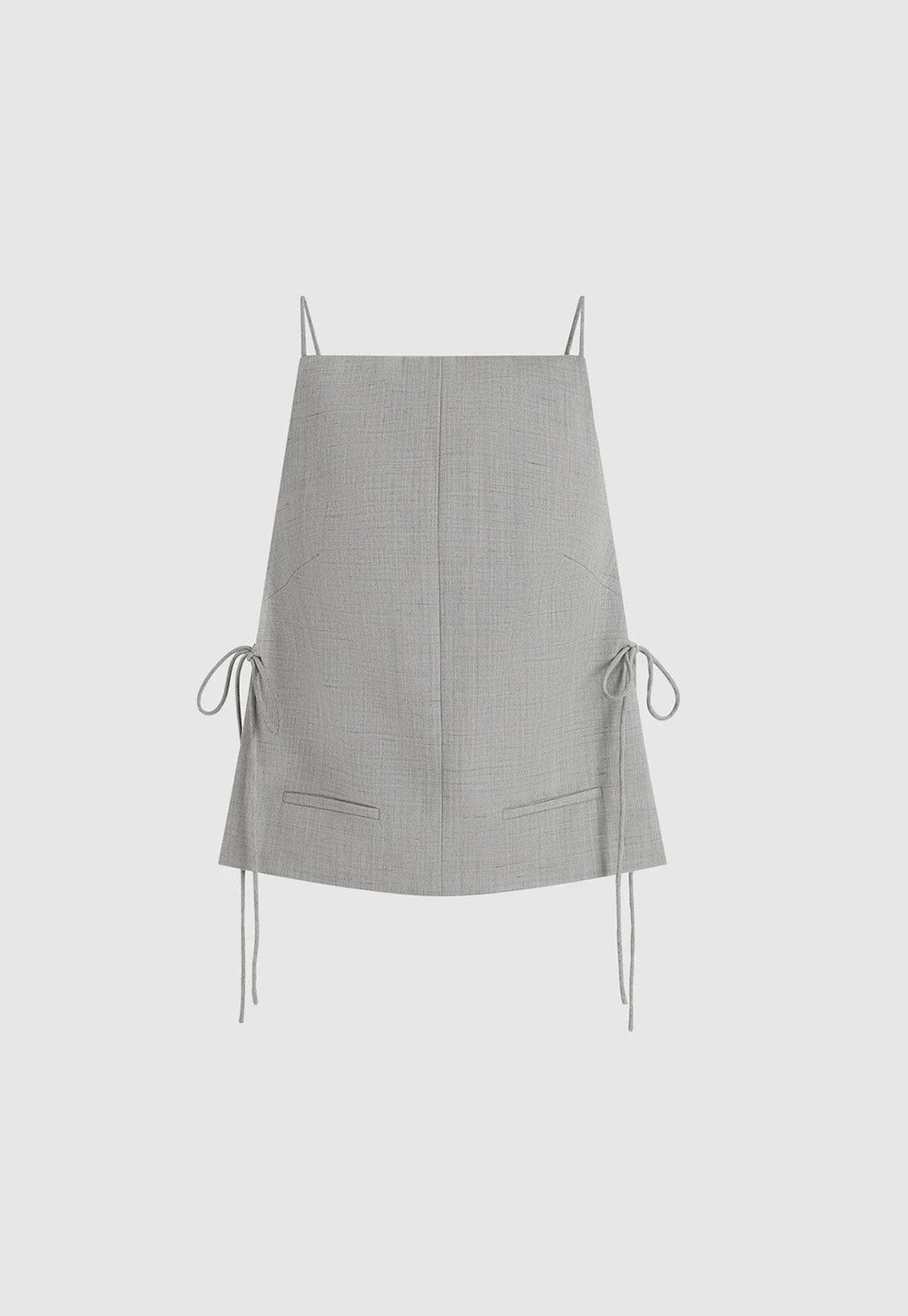 Square Side Tie Top - Concrete