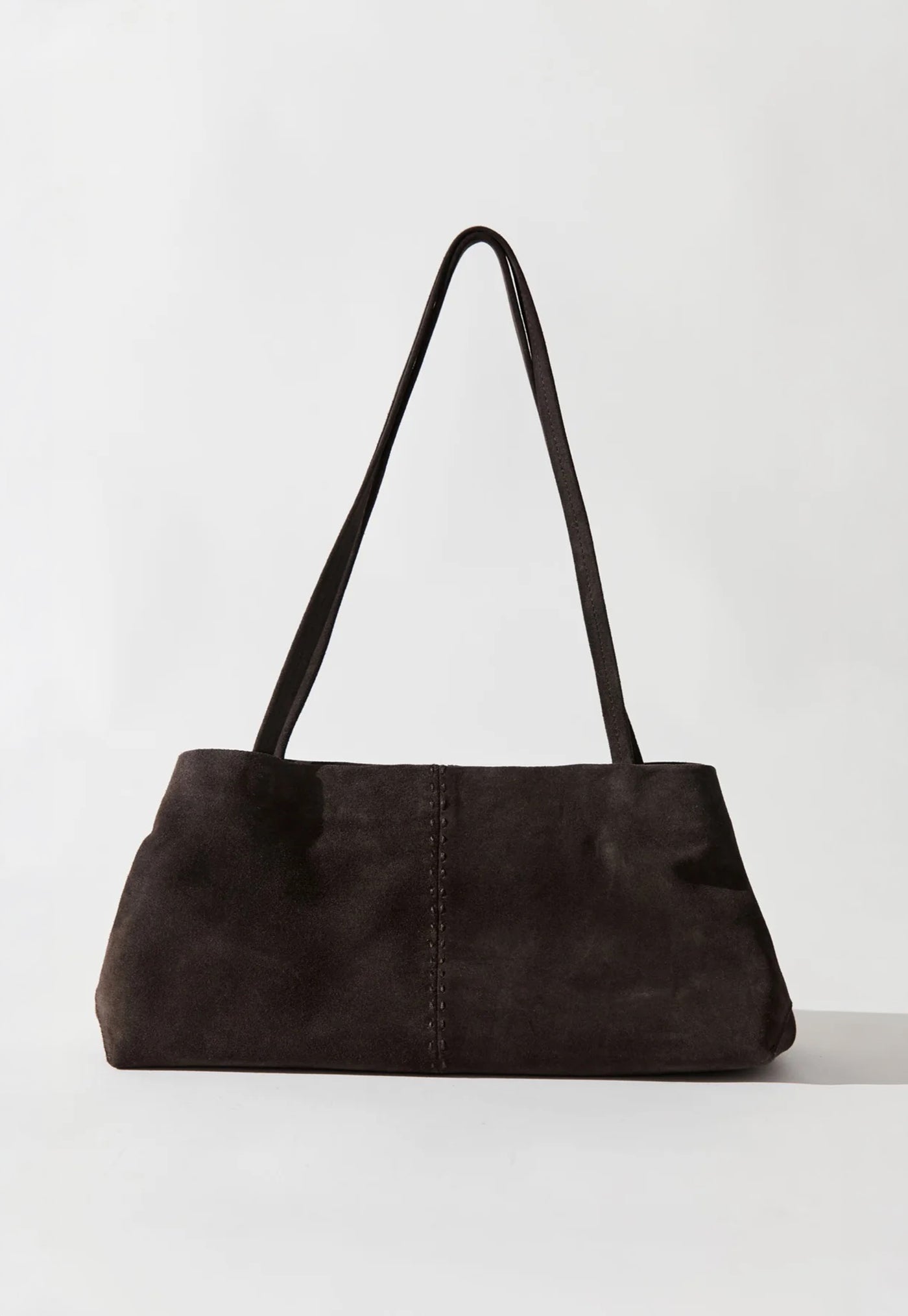 Suede Origami Tote - Coffee