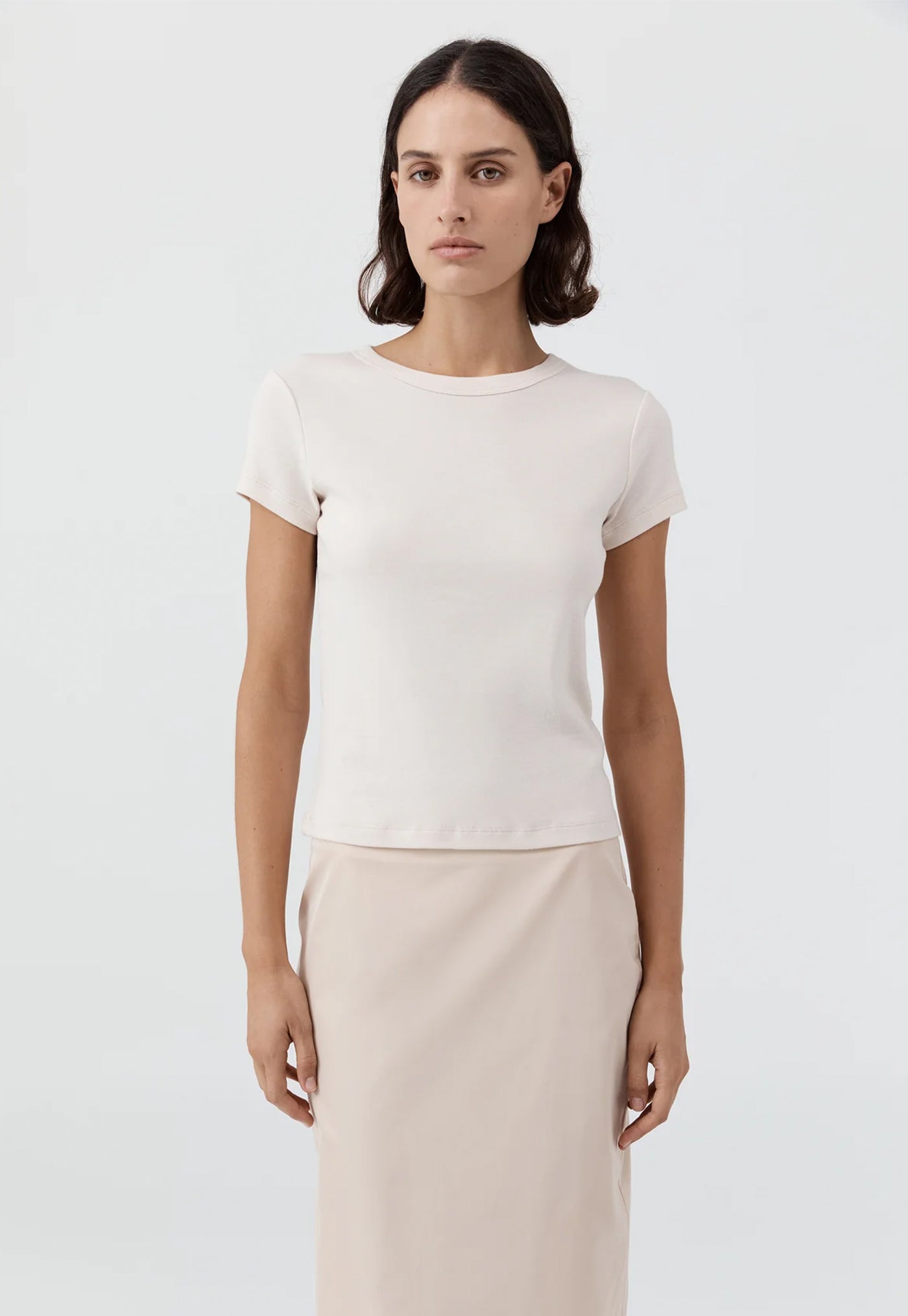 Organic Cotton Baby Tee - Shell Pink