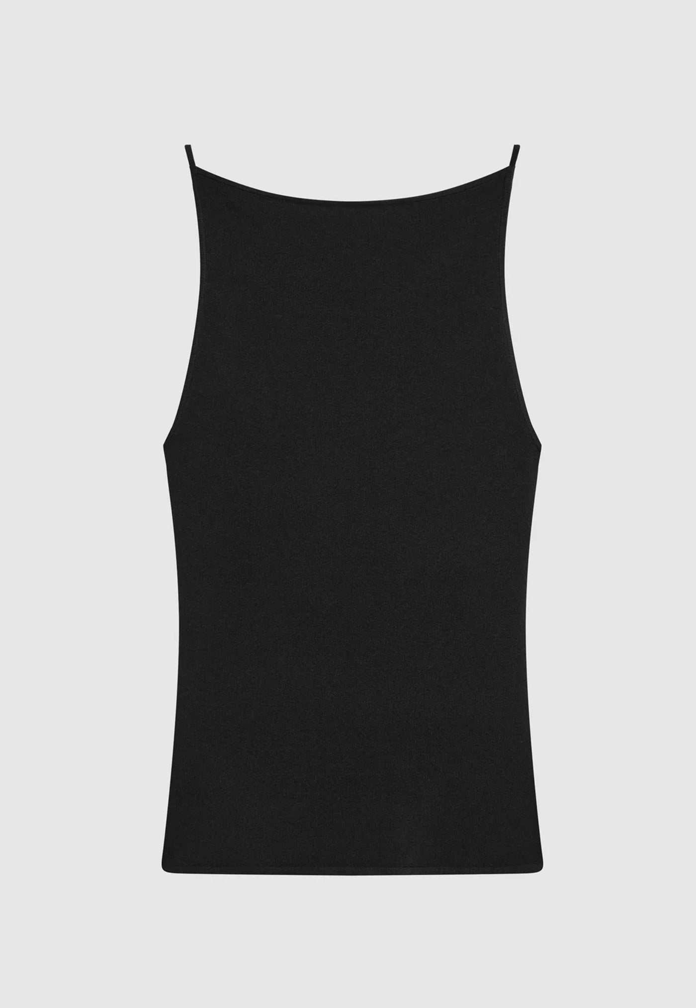 Square Neck Top - Black