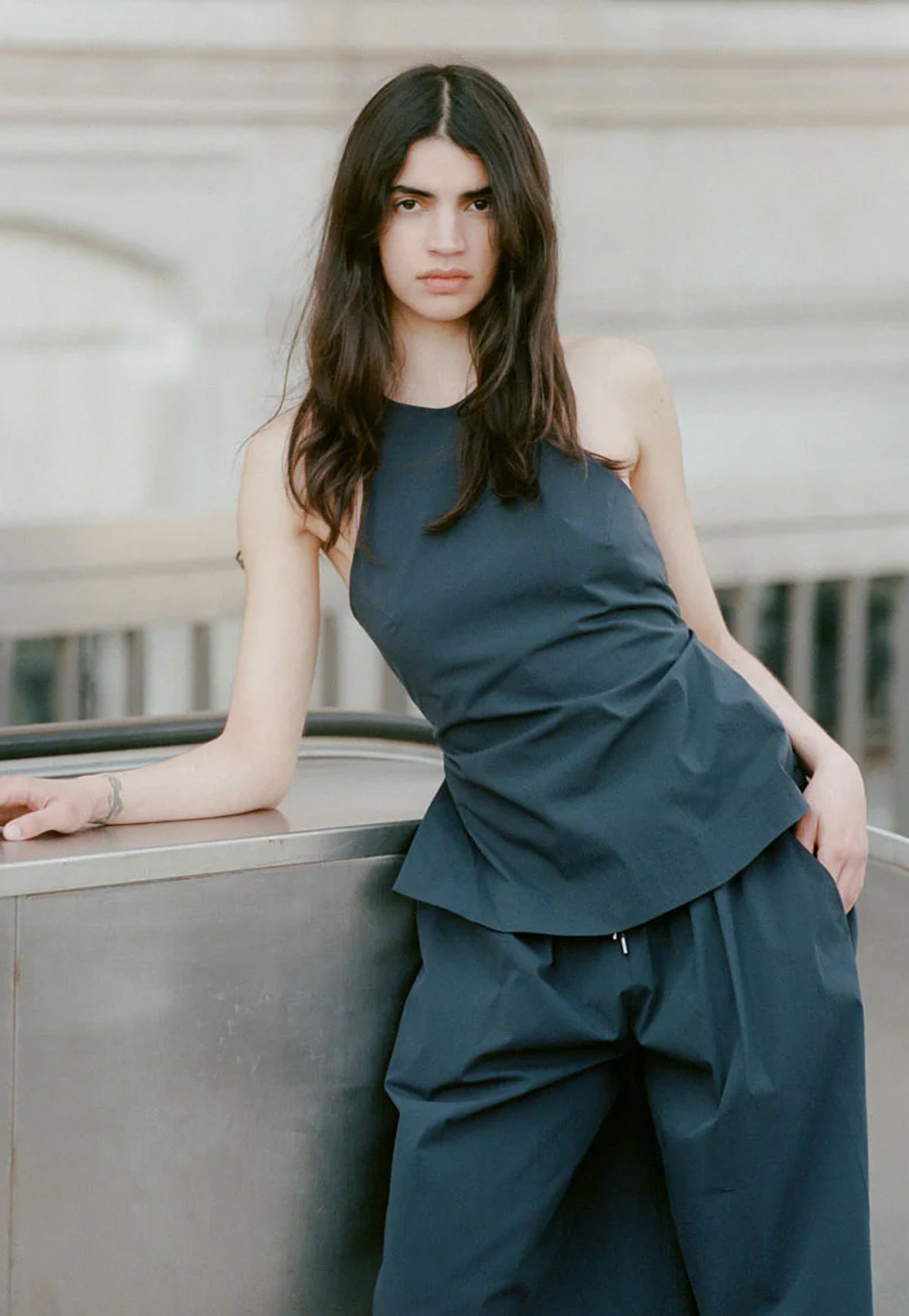Racerback Top - Dark Ink