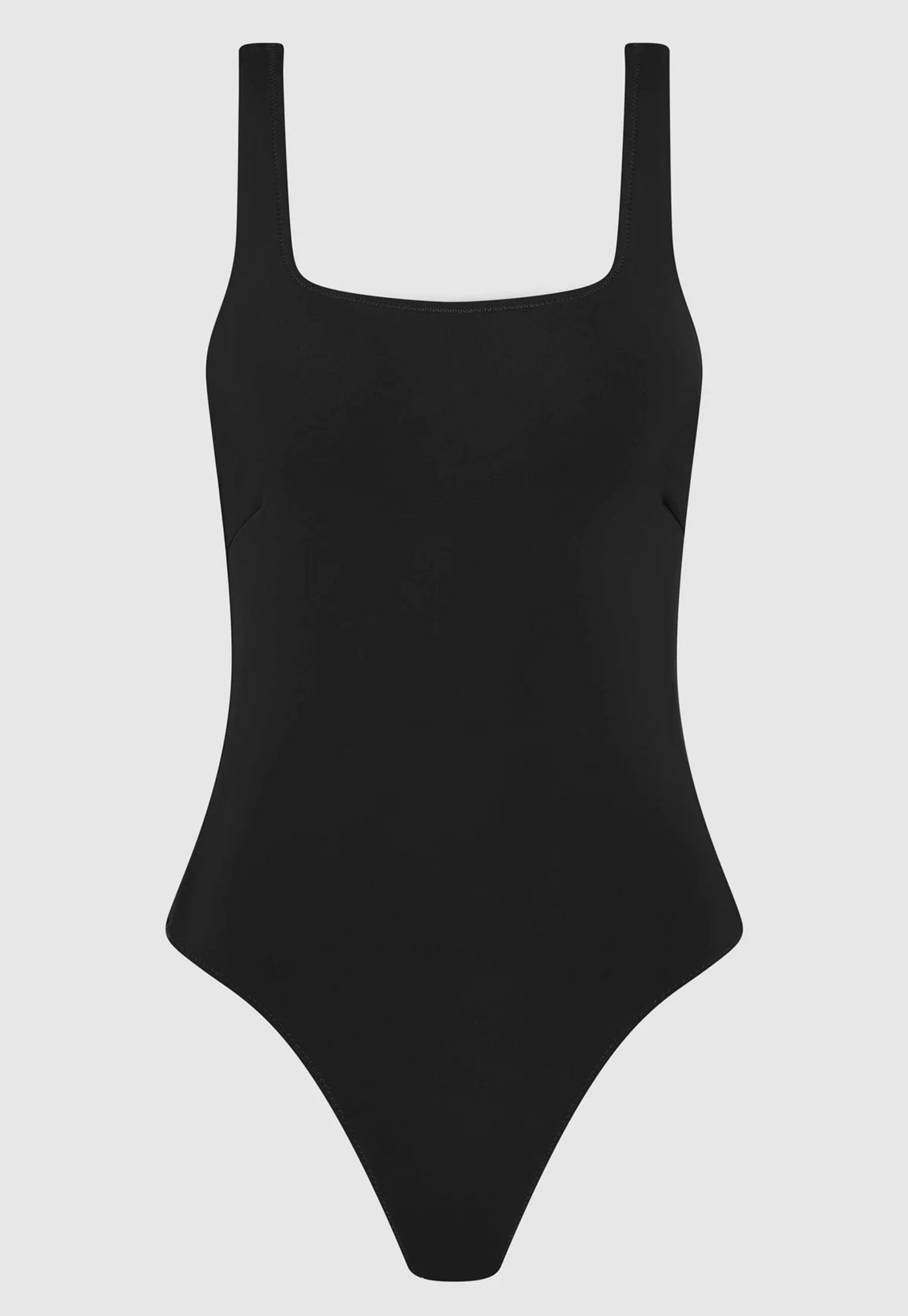 Slim Scoop One Piece - Black
