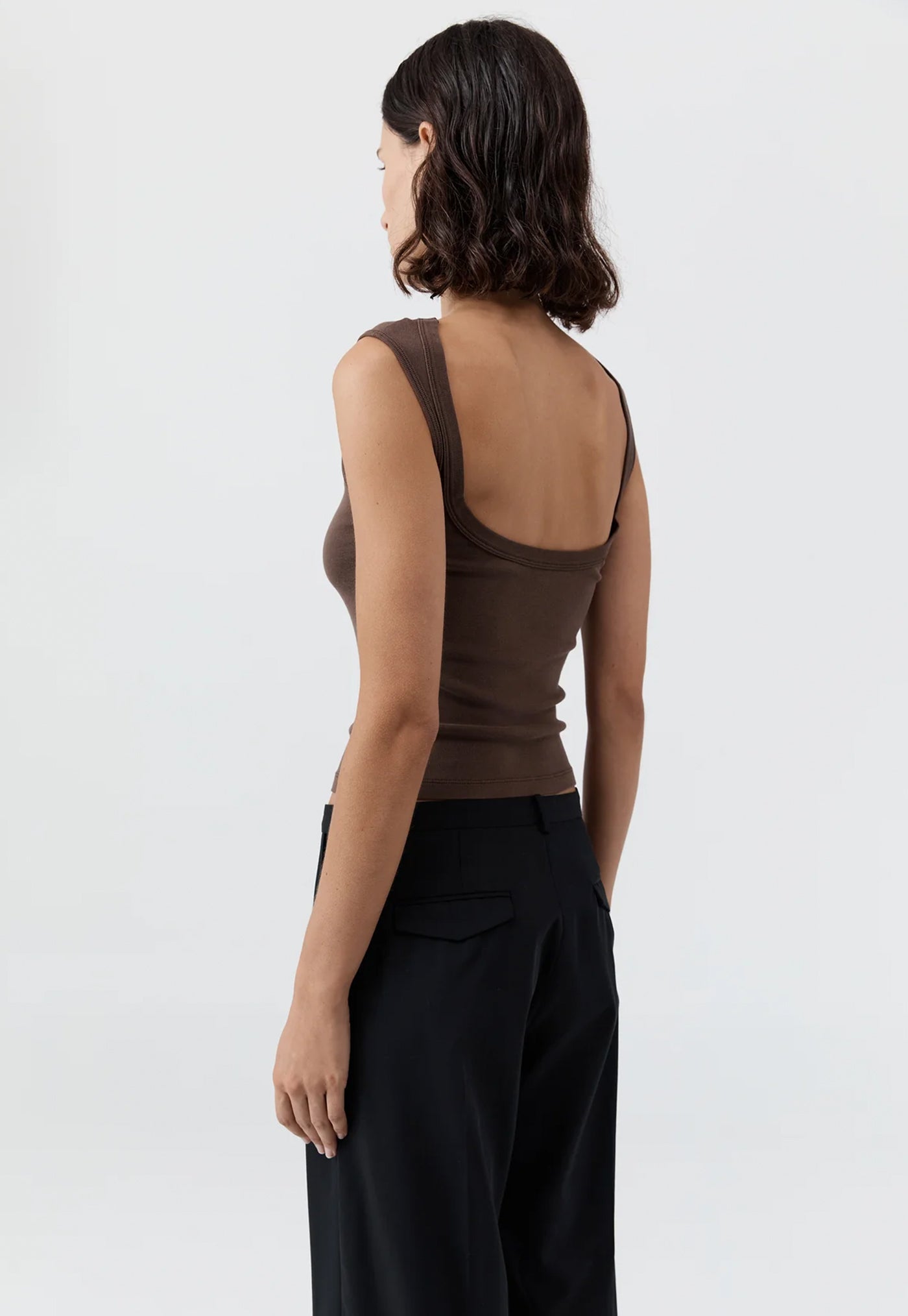 Organic Cotton Ballerina Top - Fudge