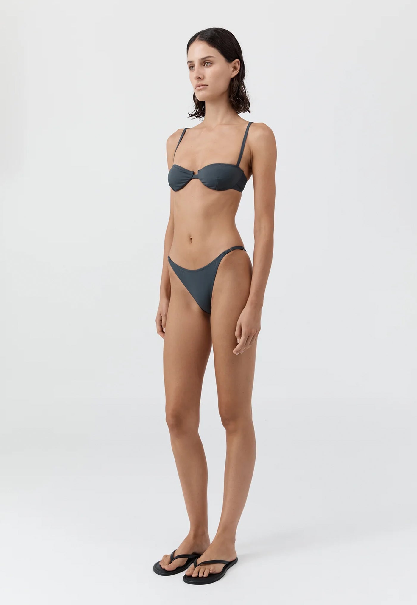 Balconette Bikini Top - Graphite