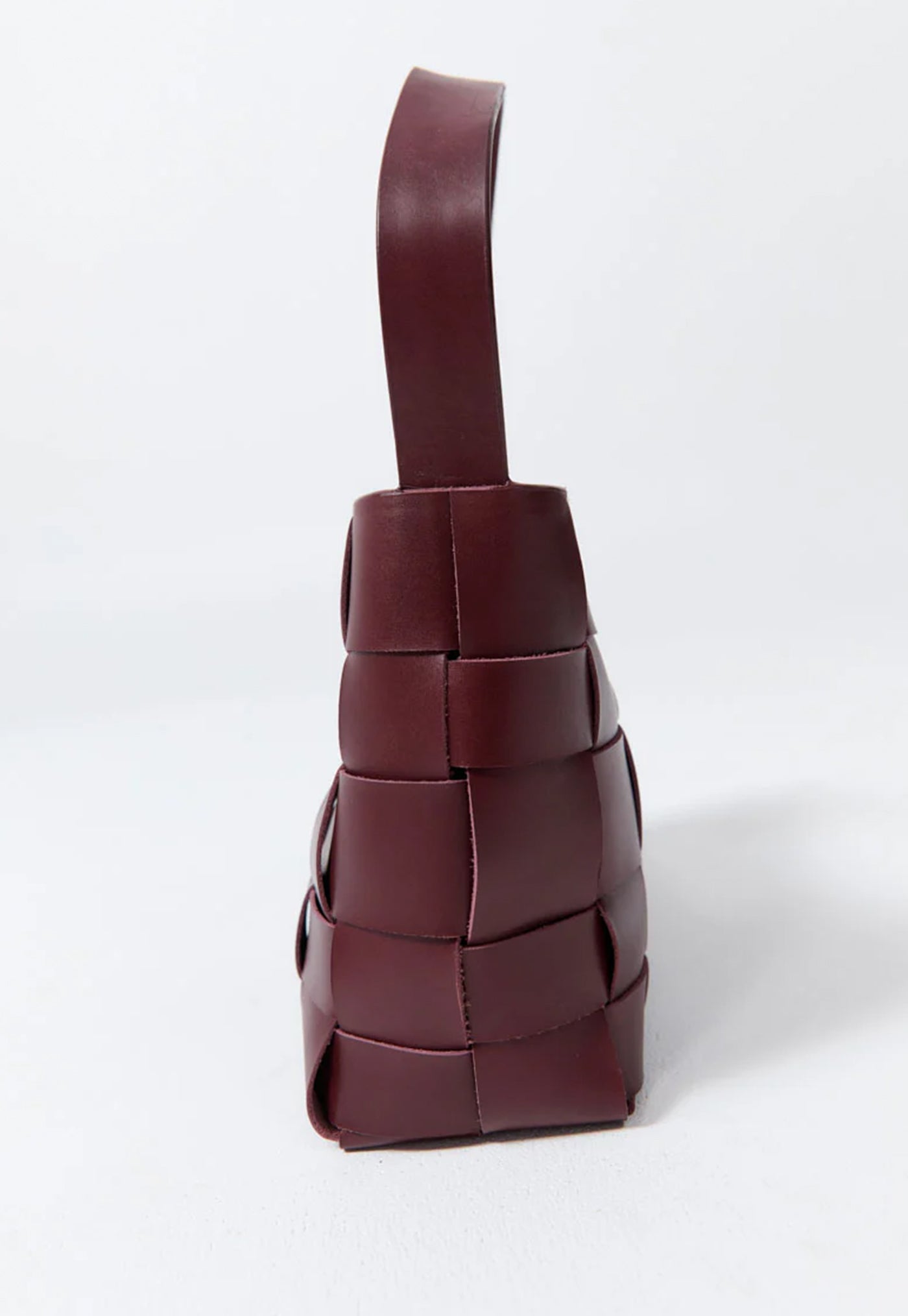 Woven Mini Tote - Plum