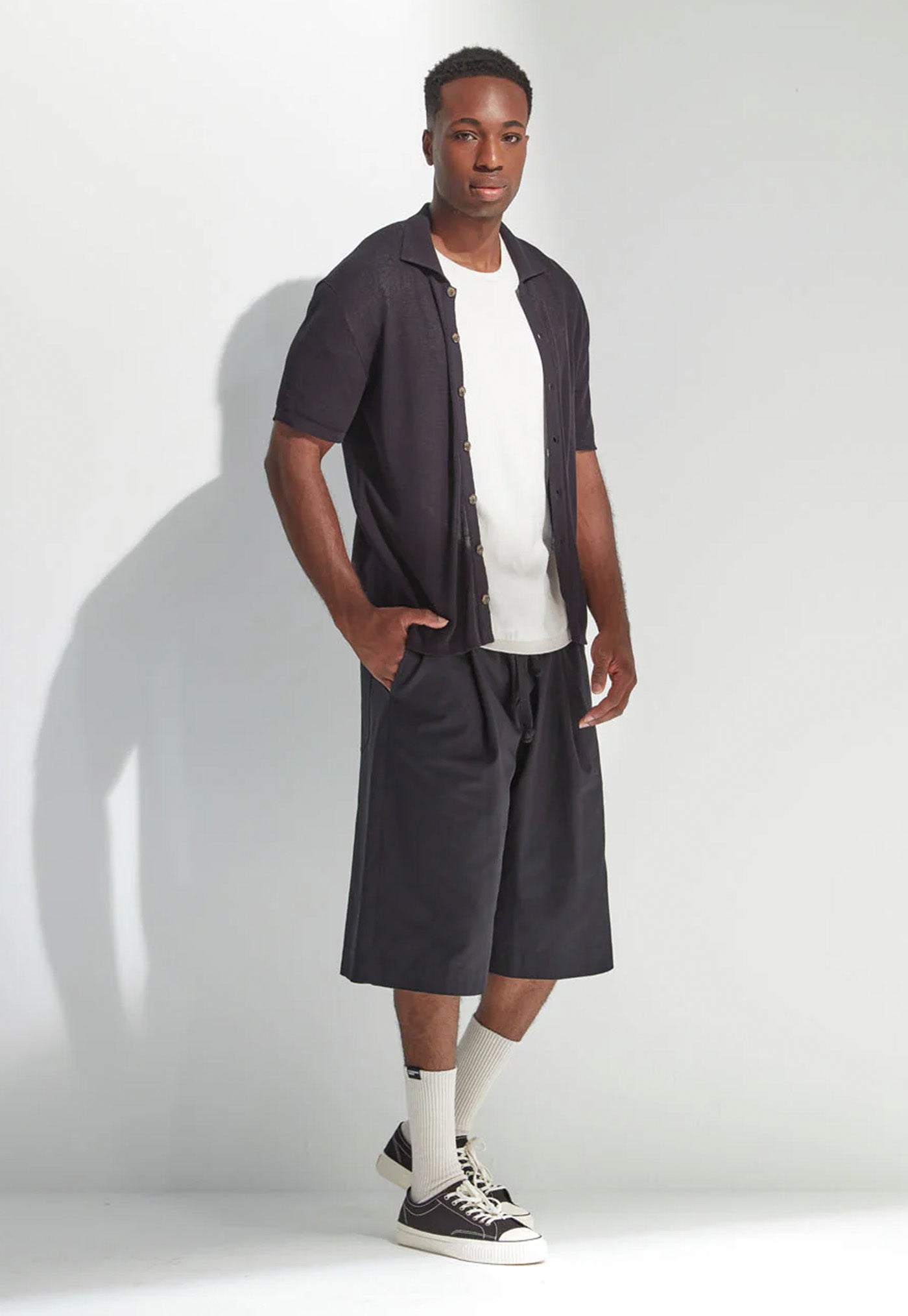 Cotton Universal Shirt - Black