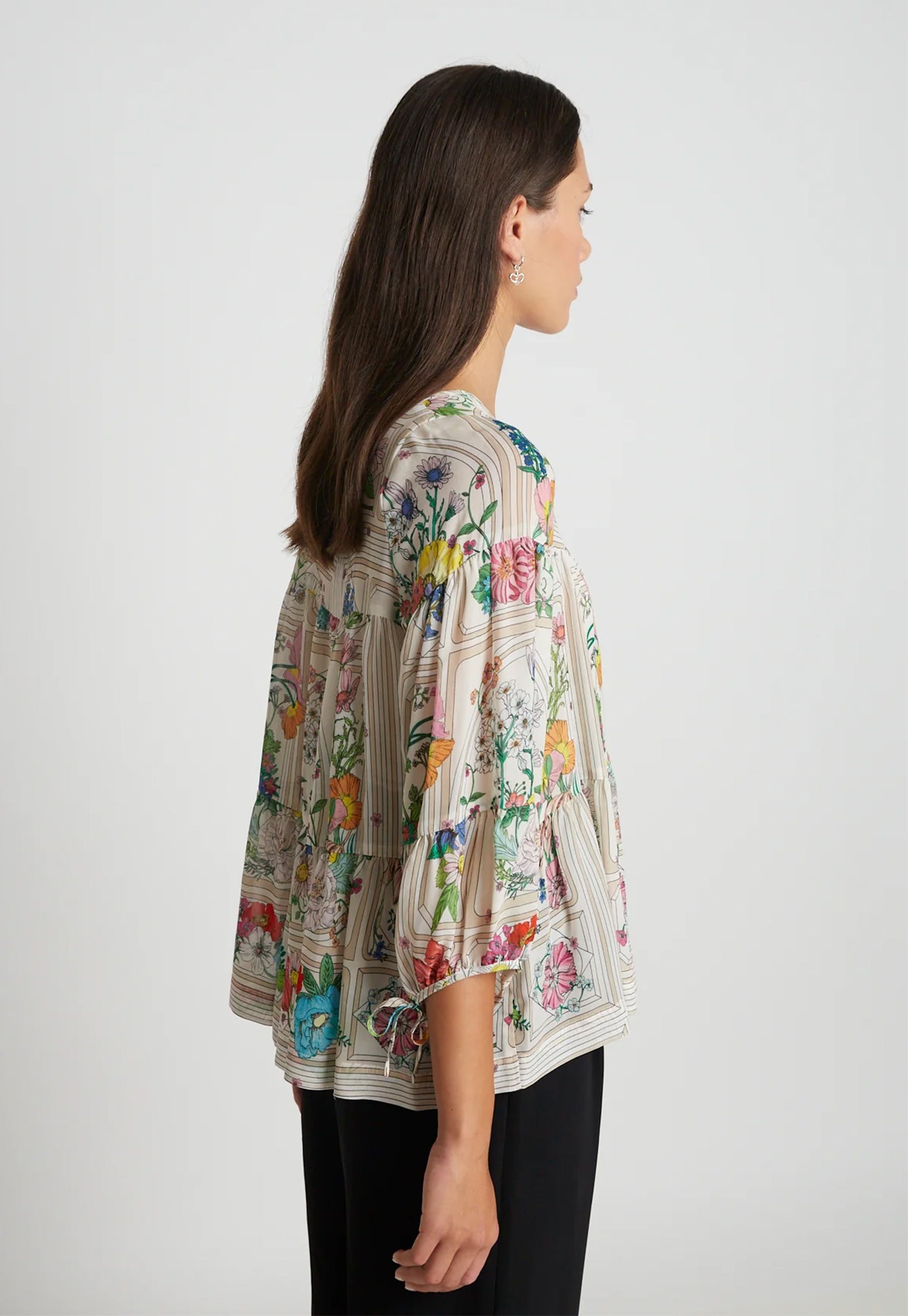 Chaotic Good Blouse - Ornate Cream sold by Angel Divine