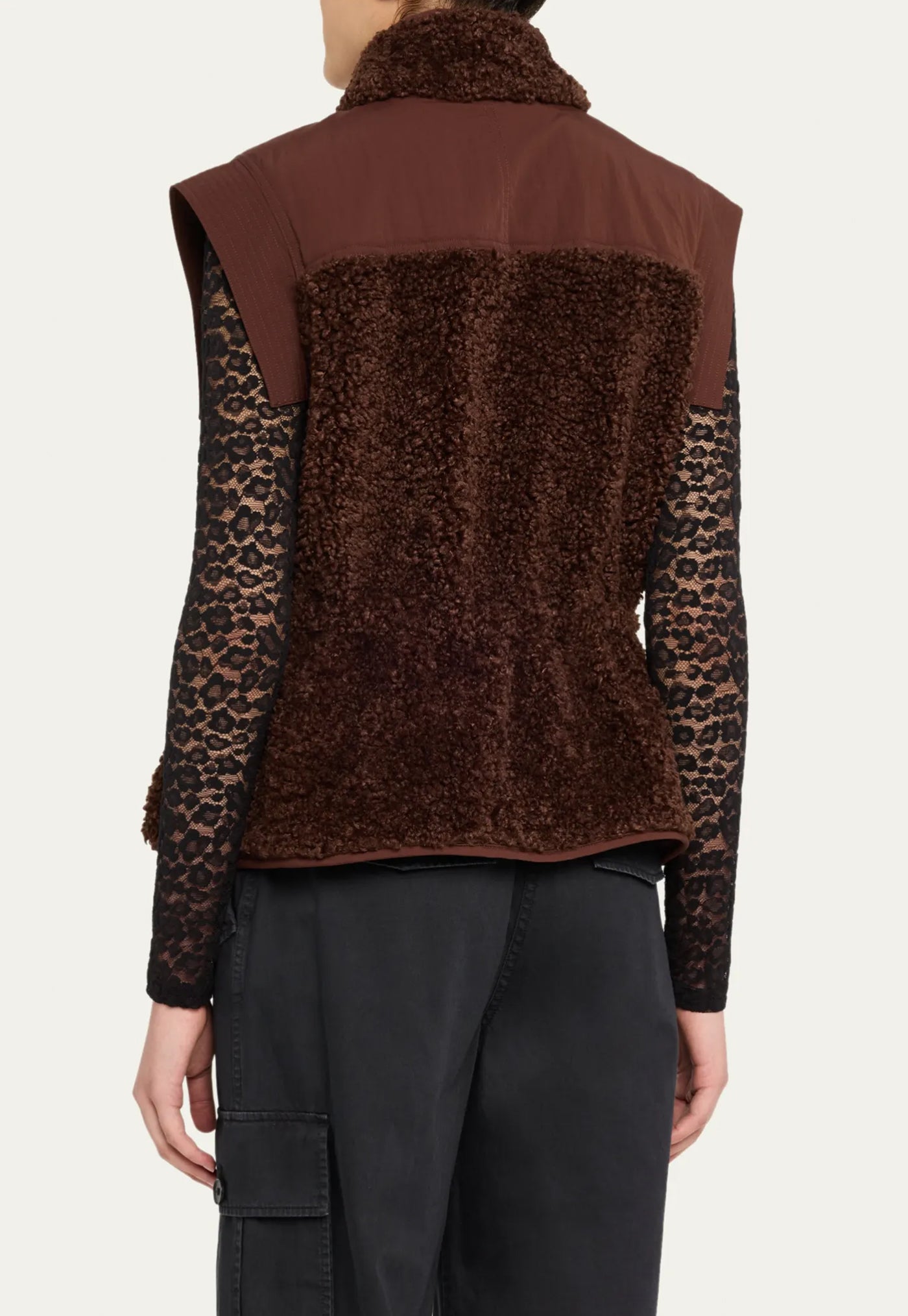 Tariet Teddy Fleece Vest - Onyx