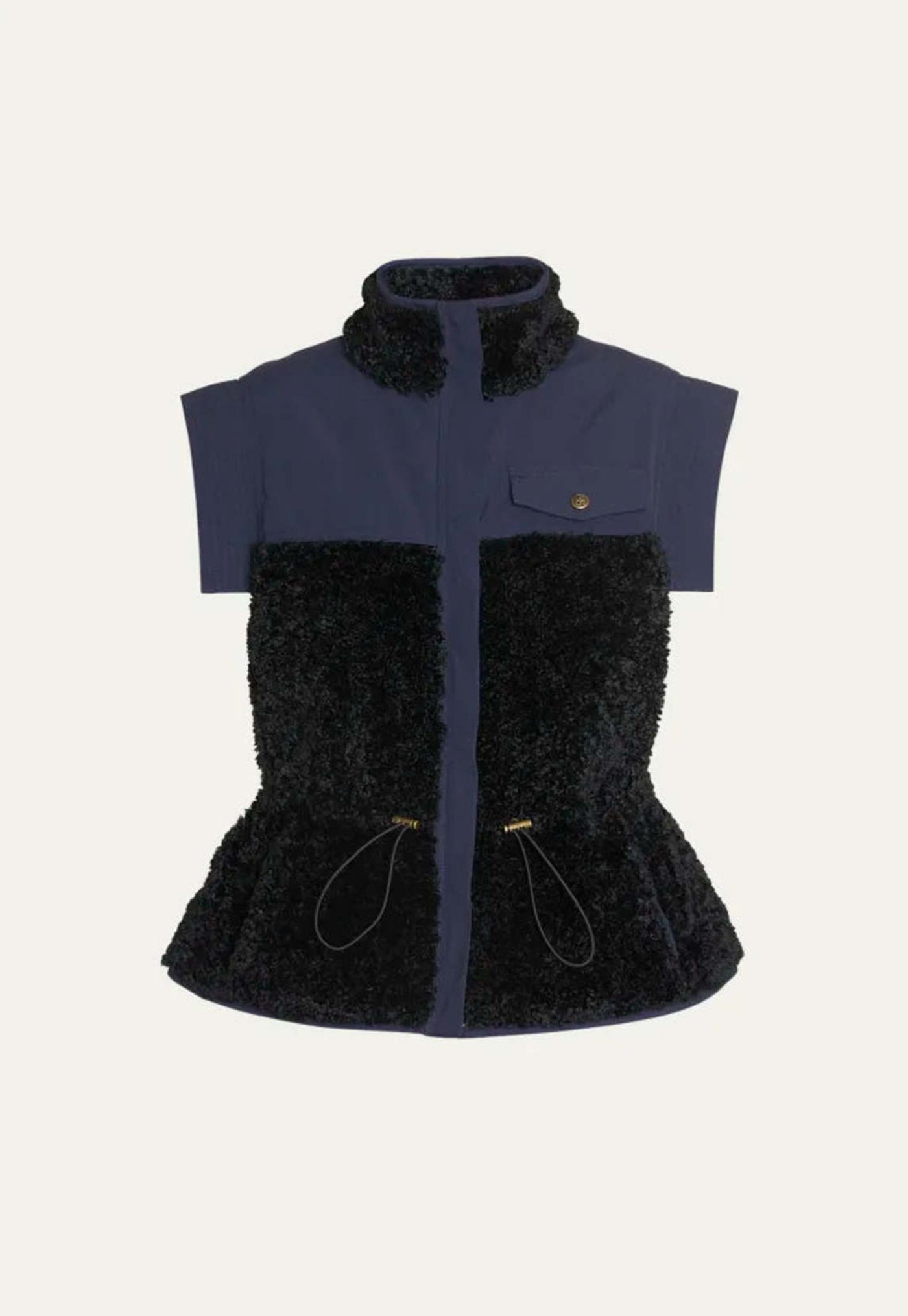 Tariet Teddy Fleece Vest - Midnight