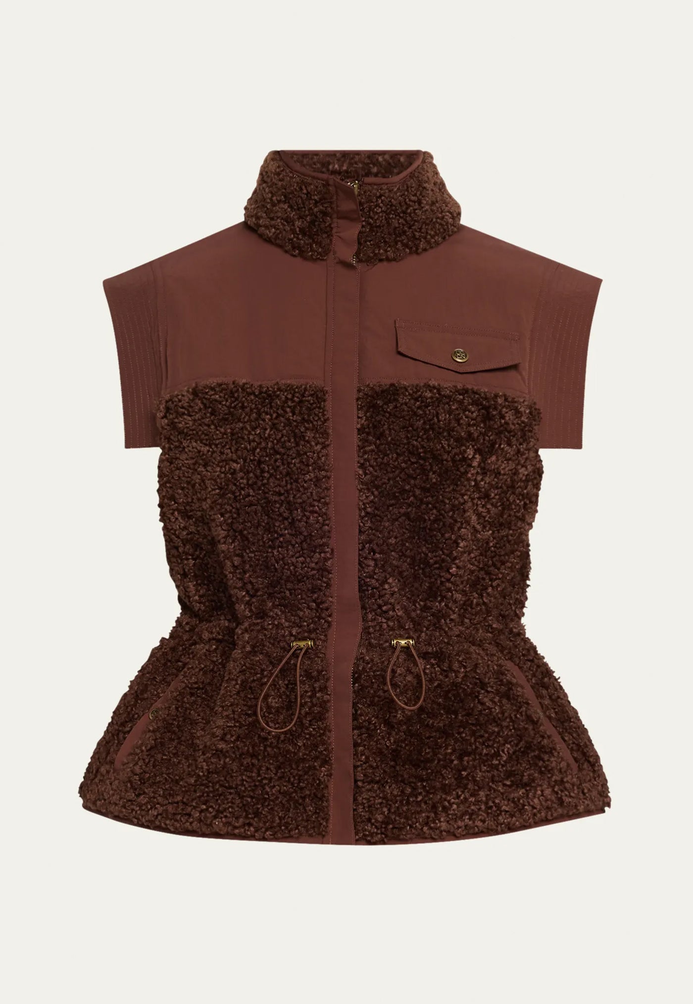Tariet Teddy Fleece Vest - Onyx