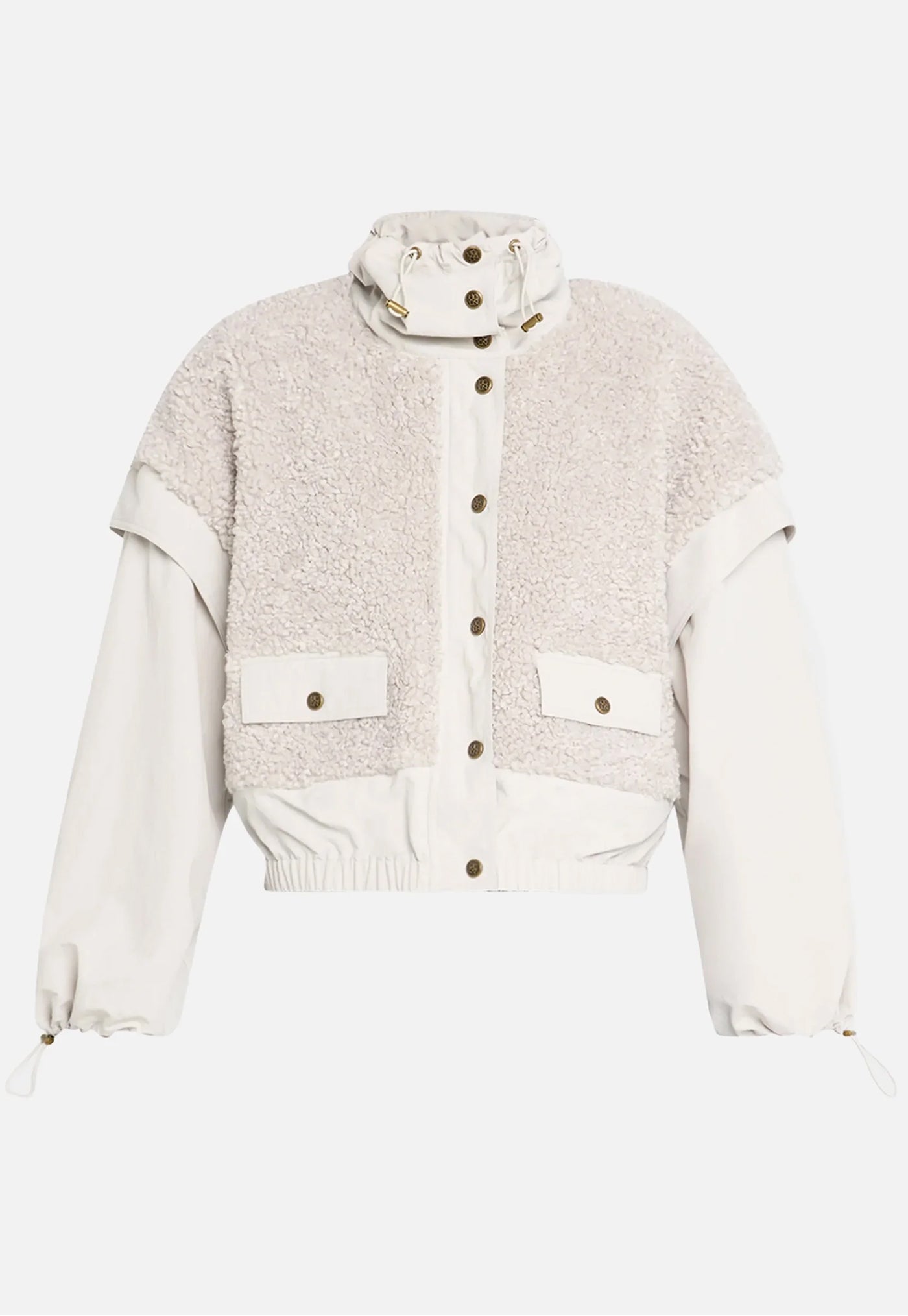 Aidan Teddy Fleece Jacket - Slate