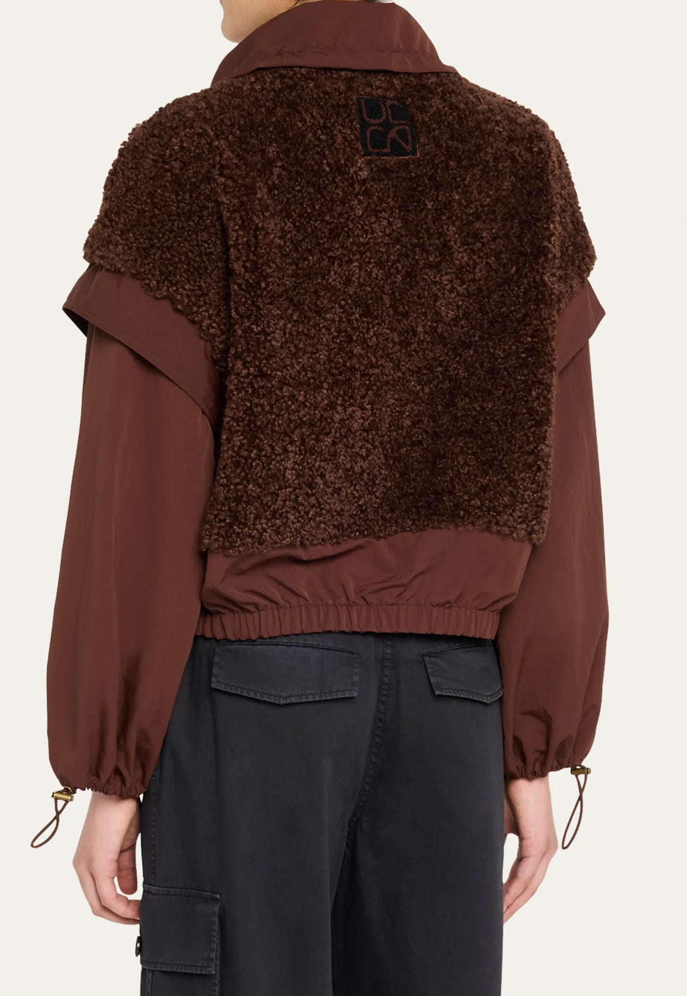 Aidan Teddy Fleece Jacket - Onyx