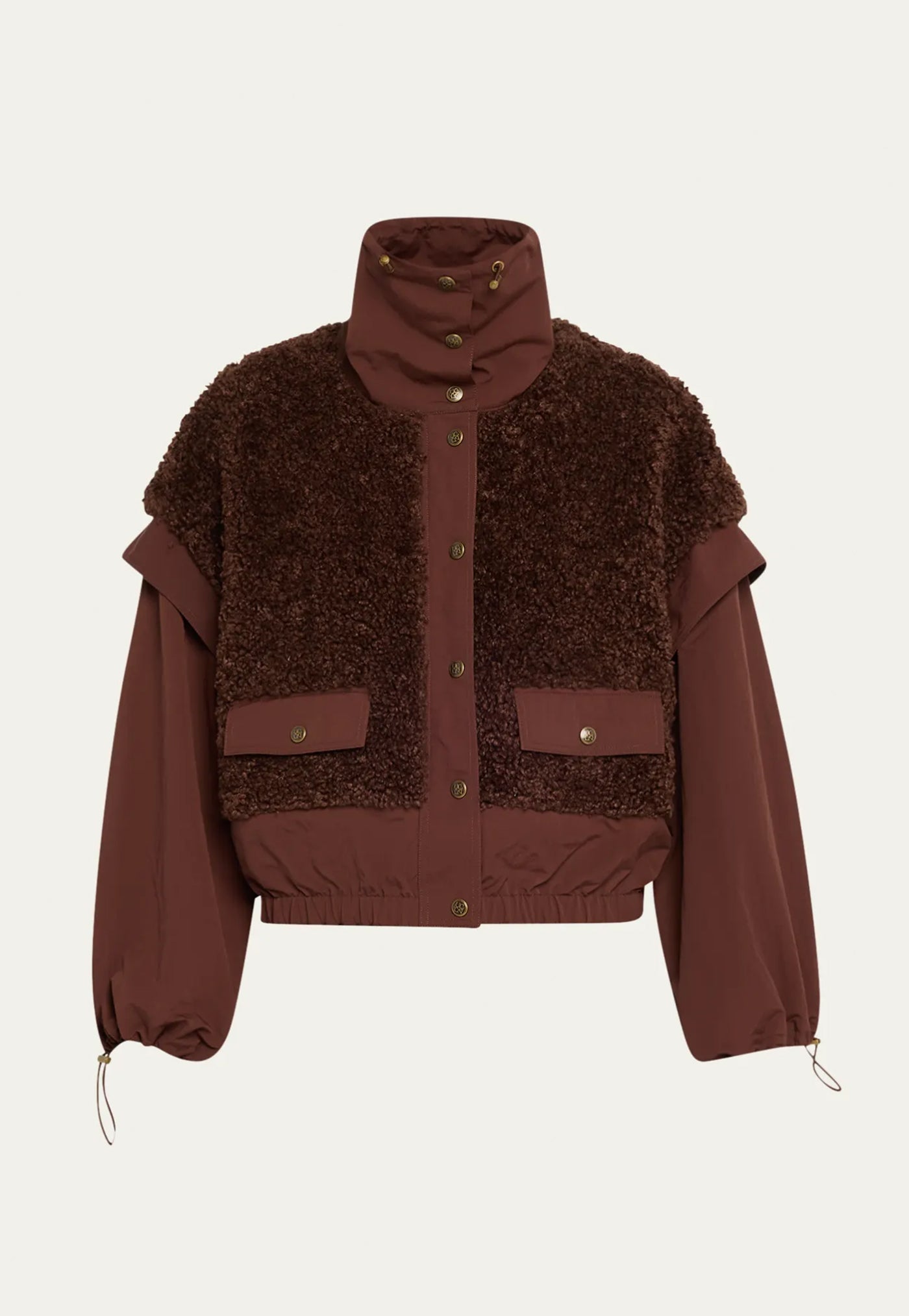 Aidan Teddy Fleece Jacket - Onyx