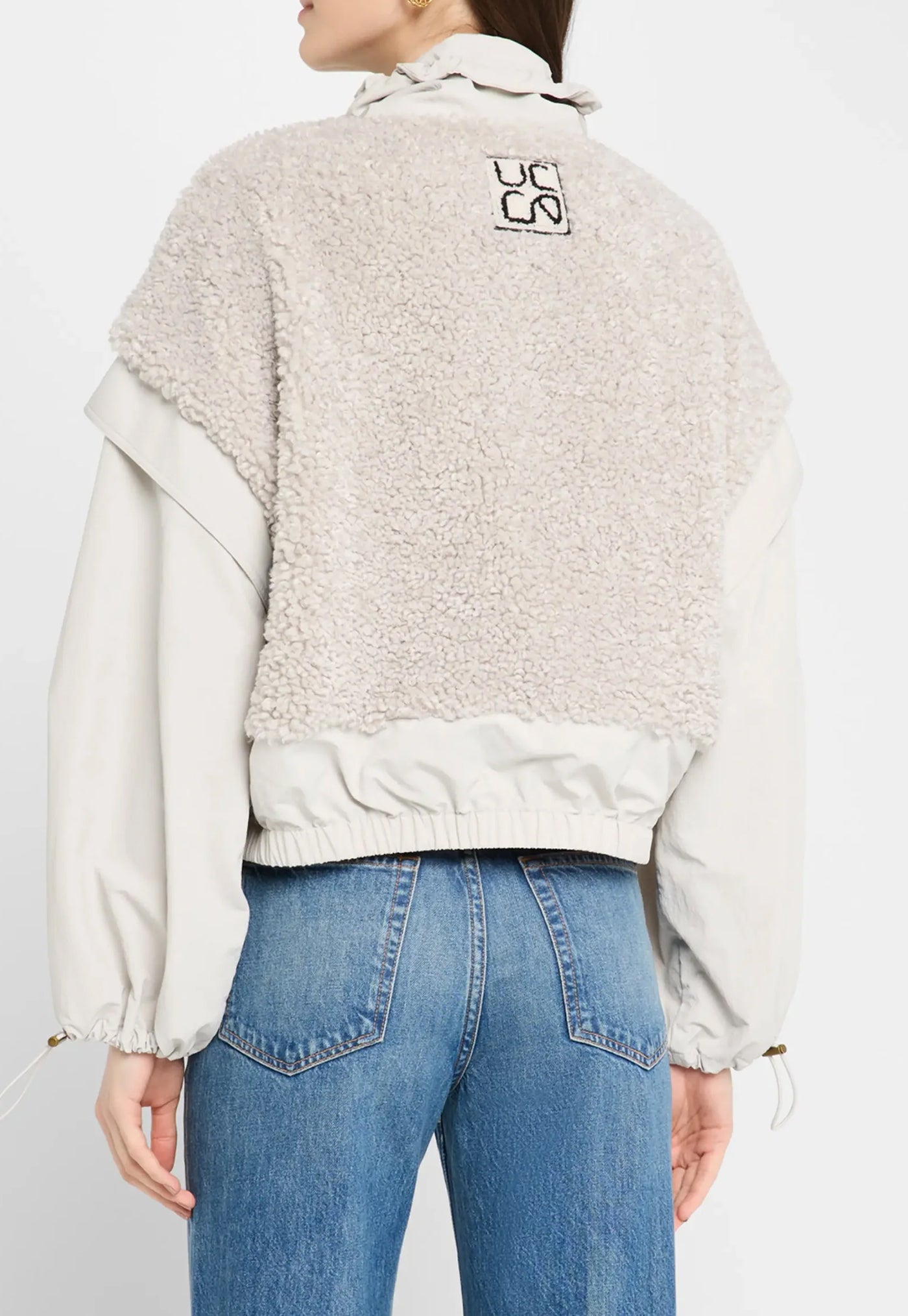Aidan Teddy Fleece Jacket - Slate