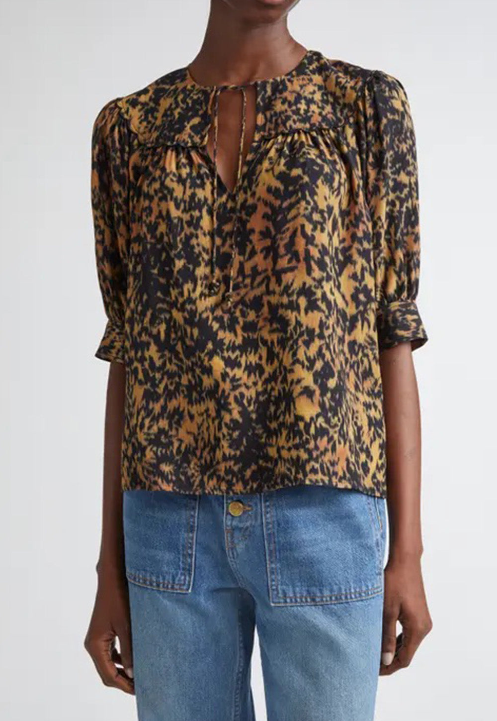 Blaire Short Sleeve Blouse - Savannah