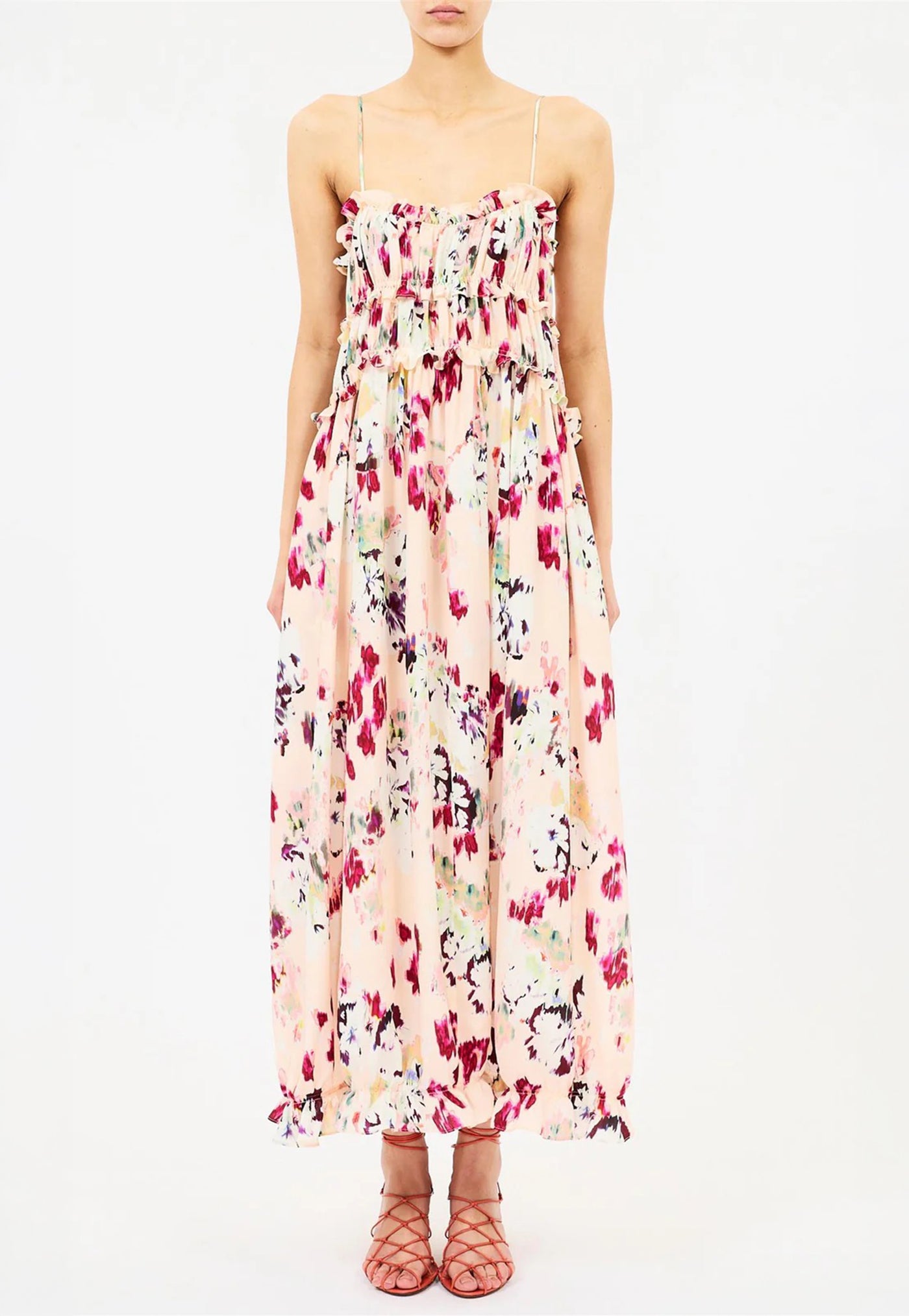 Clove Cami Silk Dress - Silk Garden