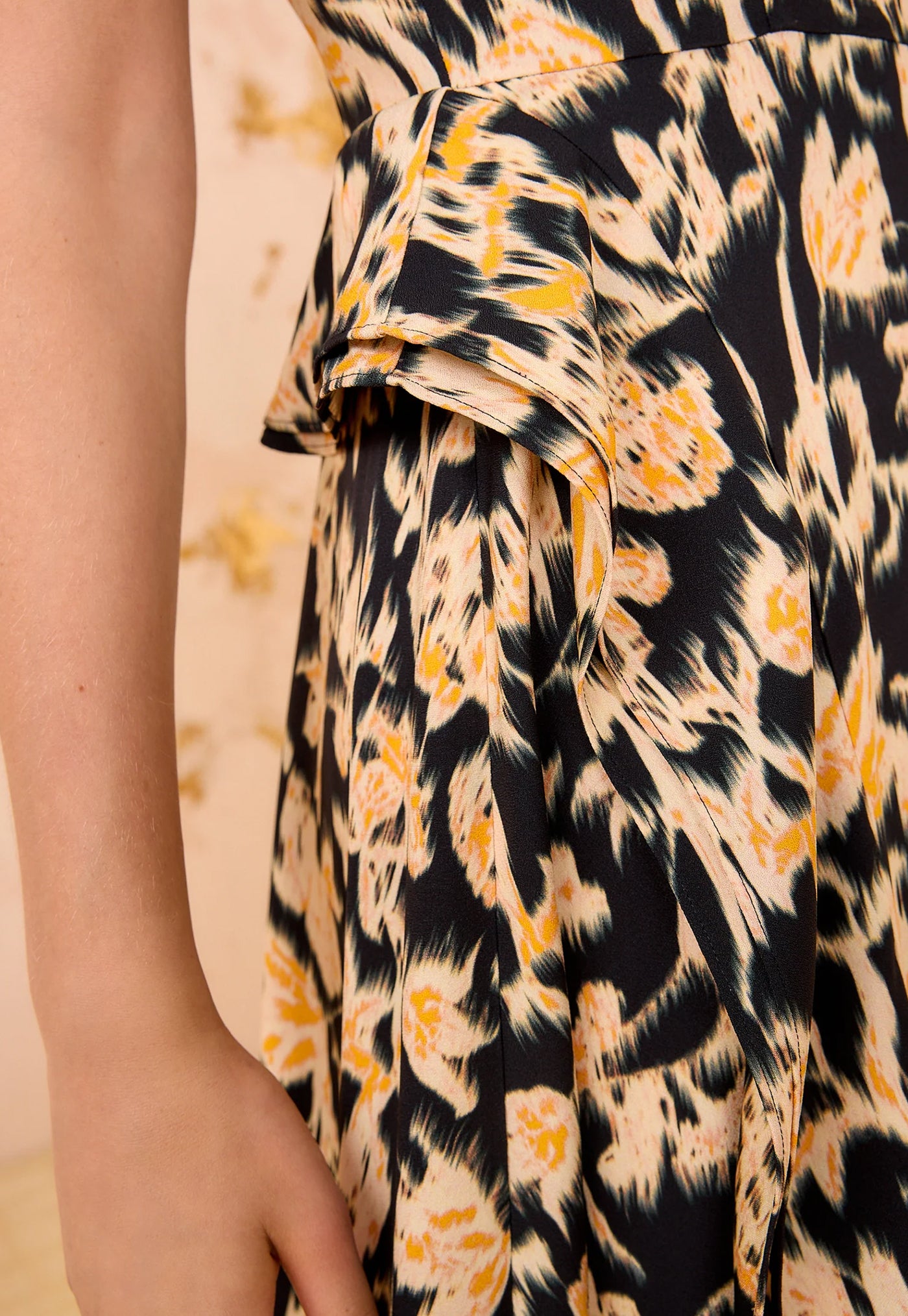 Nadya Short Sleeve Midi Dress - Tourmaline
