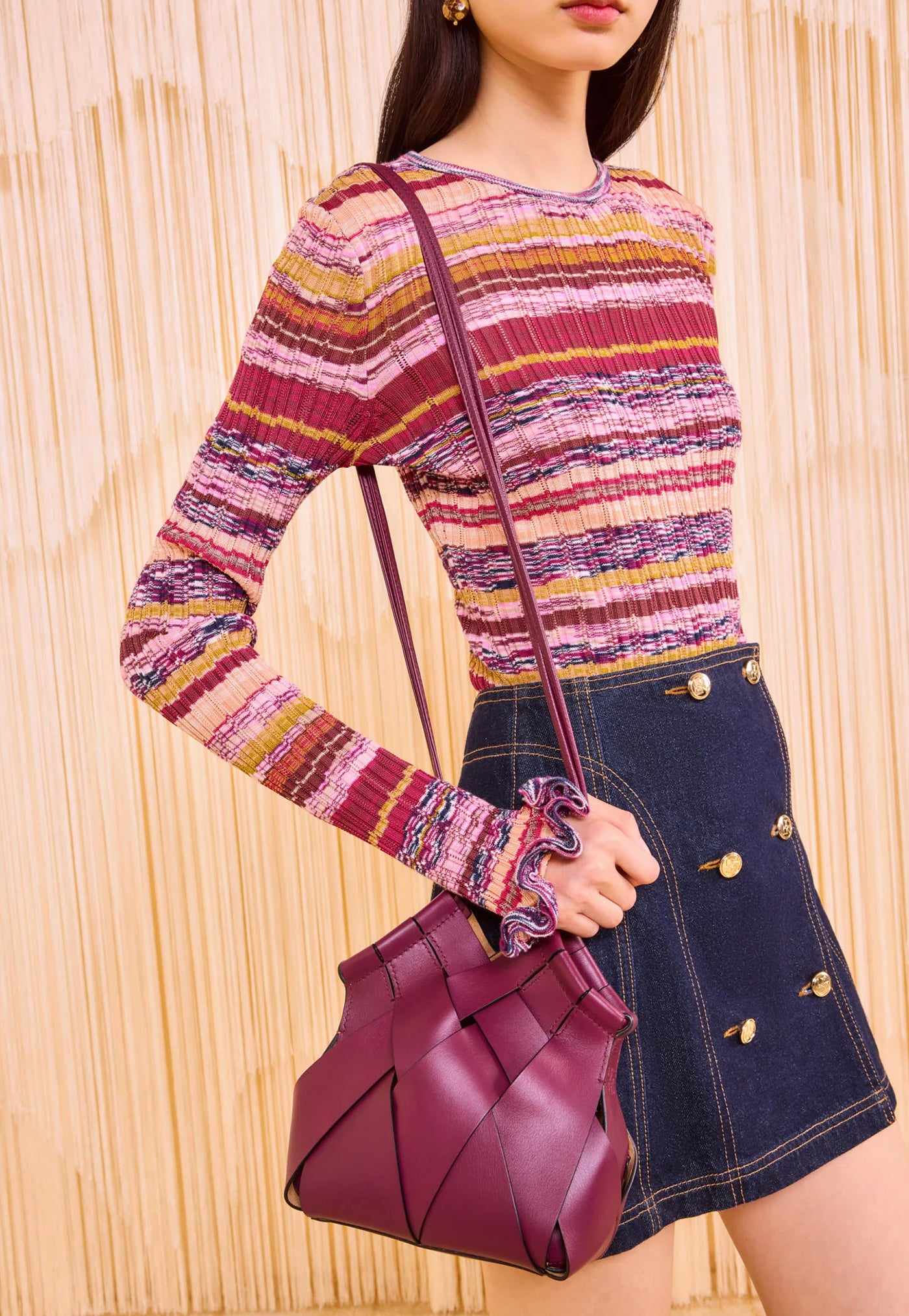 Charlotte Crossbody - Bordeaux