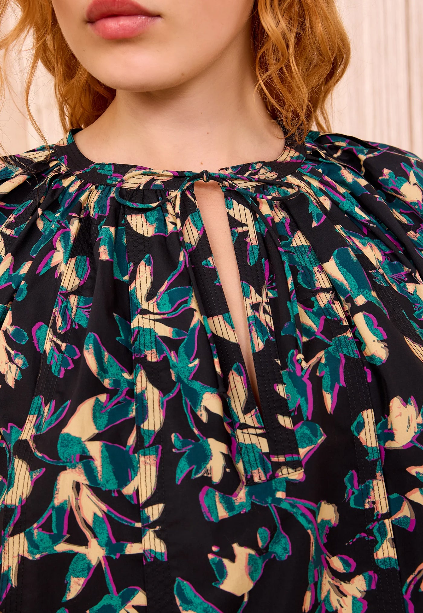 Loli Short Sleeve Blouse - Kaleidoscope