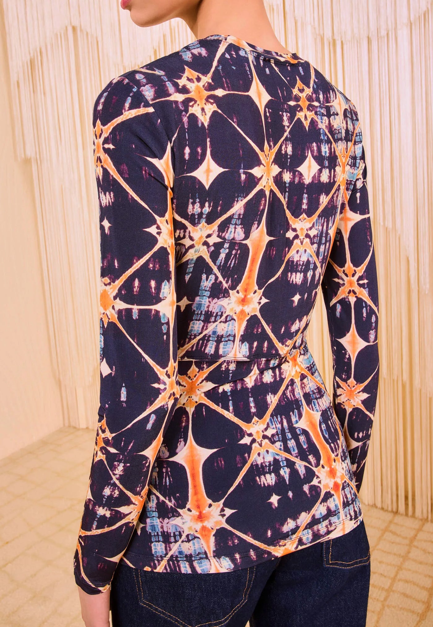 Neri Long Sleeve Ruched Top - Phoenix