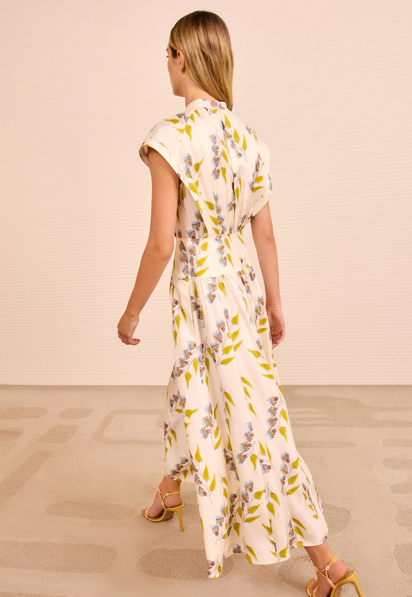 Lausanne Button Up Dress - Infinite Flower