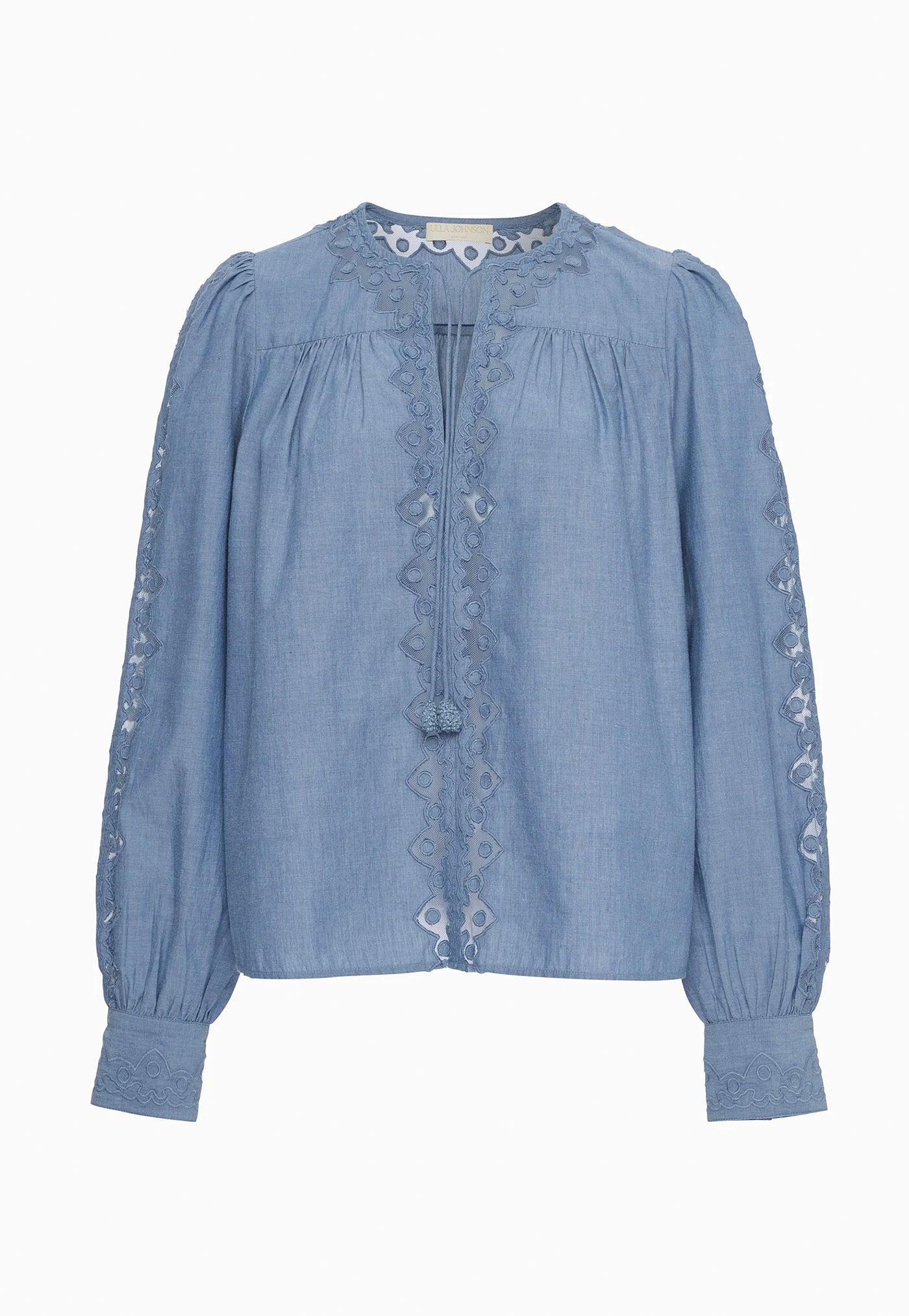 Kady Long Sleeve Blouse - Chambray