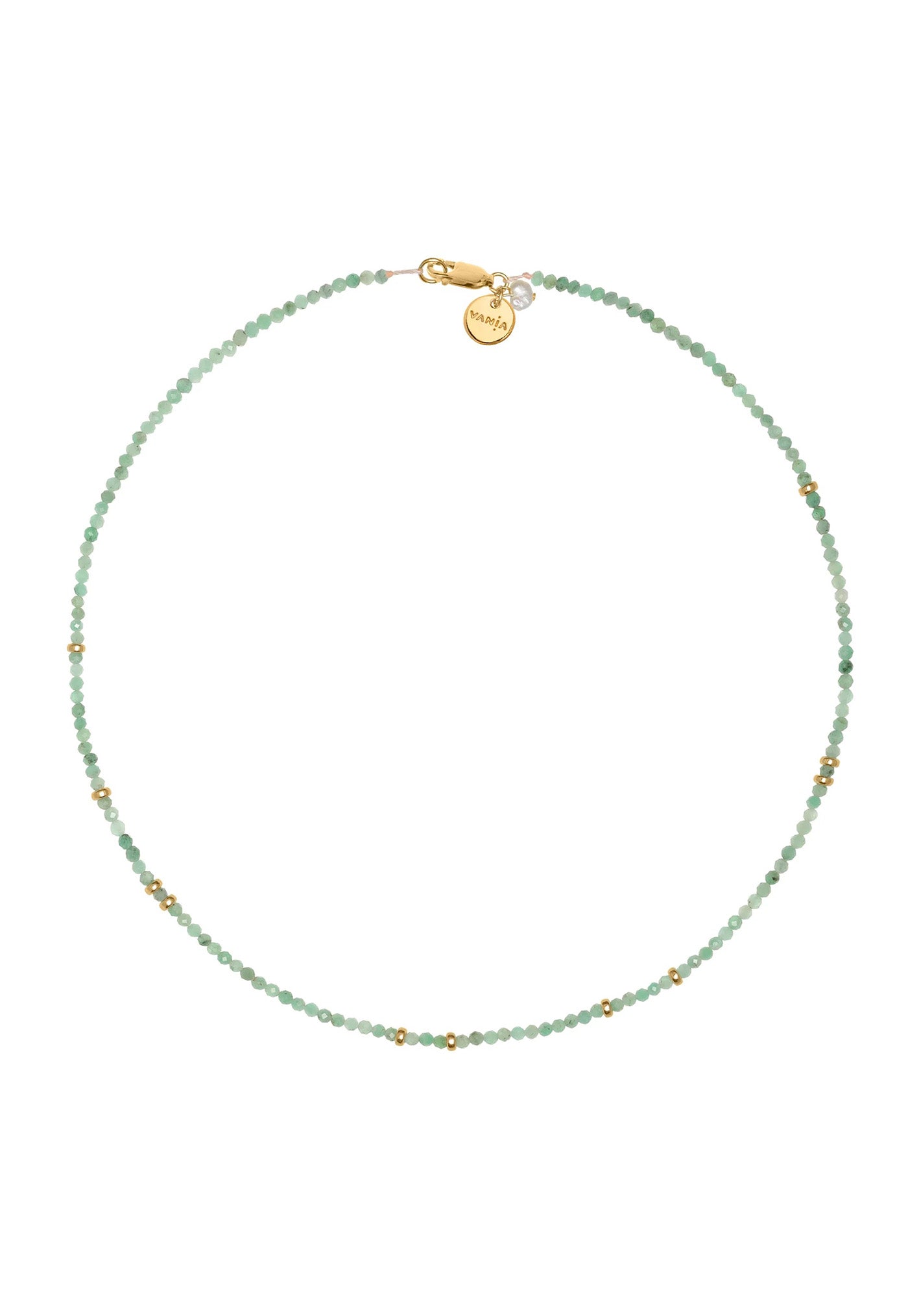 Gleaming Emerald Necklace - Short Green sold by Angel Divine