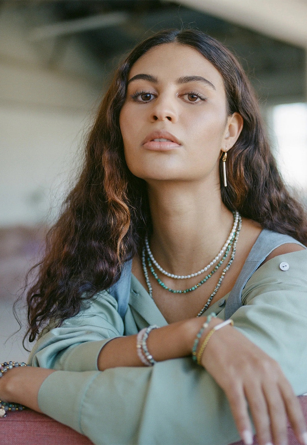 Stardust Carina Necklace - African Turquoise