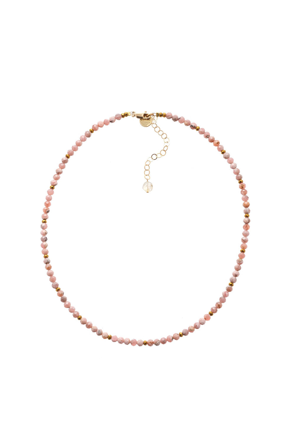 Stardust Aurora Rhodochrosite Necklace