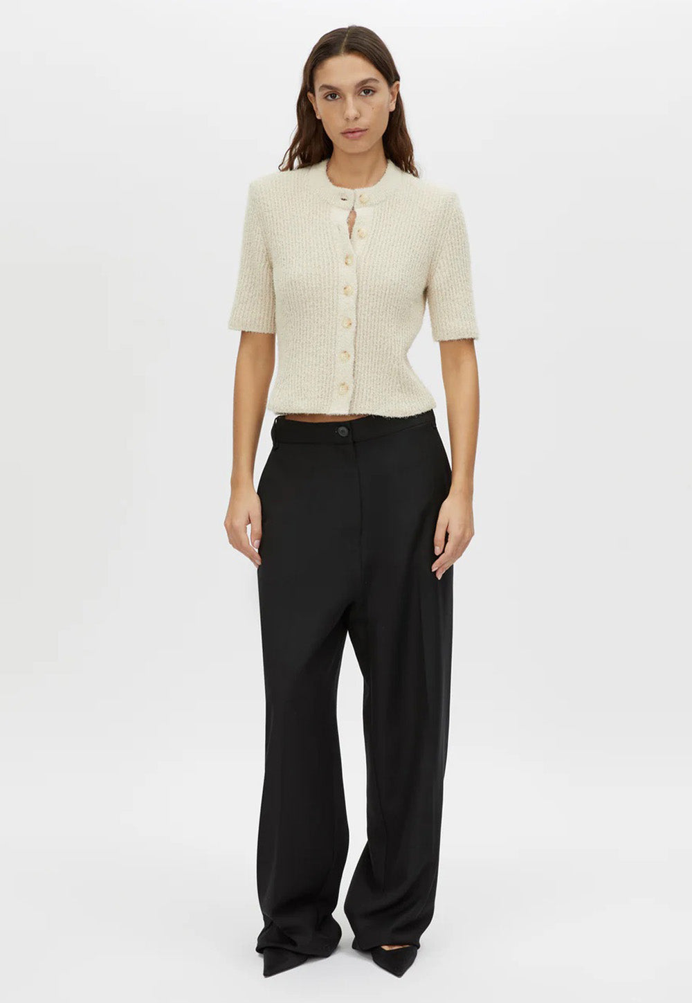 Vega Knit Top - Stone