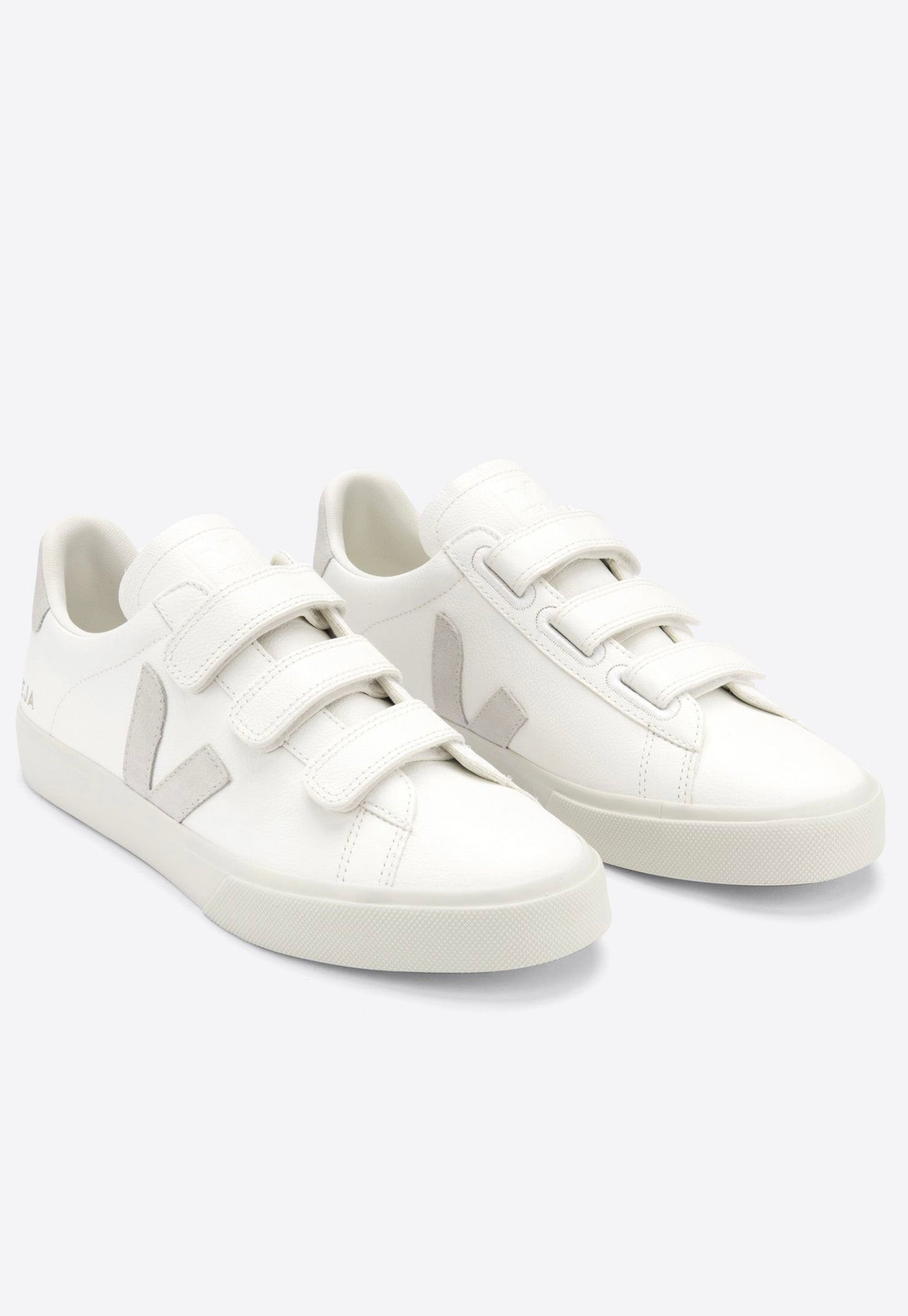 Recife Chrome Free Leather - White/Natural sold by Angel Divine