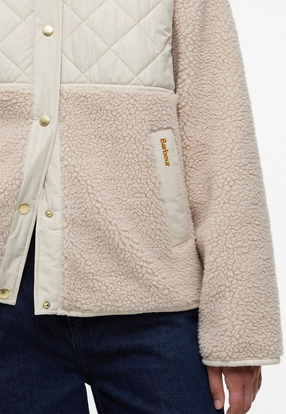 Wetherby Fleece - Oatmeal/Silver Cloud