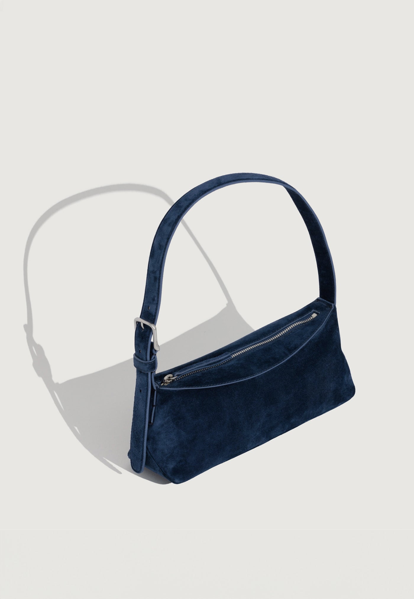 Bobby Bag - Blue Navy Suede