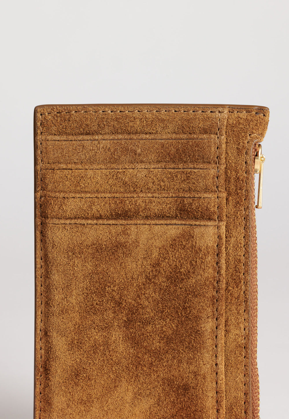 Frank Cardholder - Cork Suede