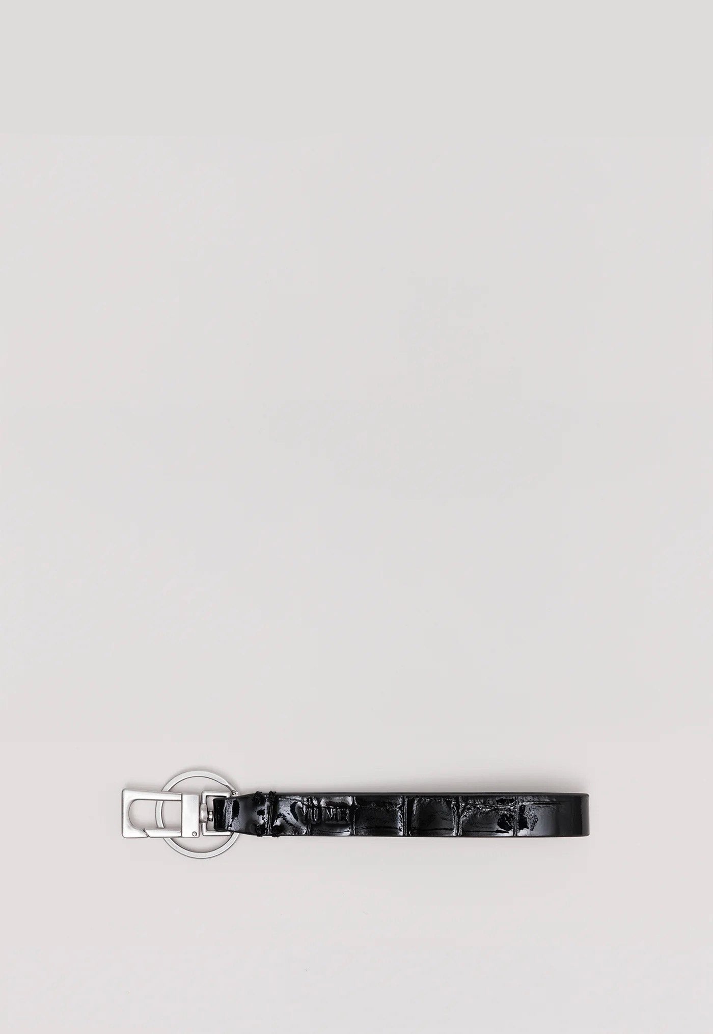 Key Fob - Black Croc