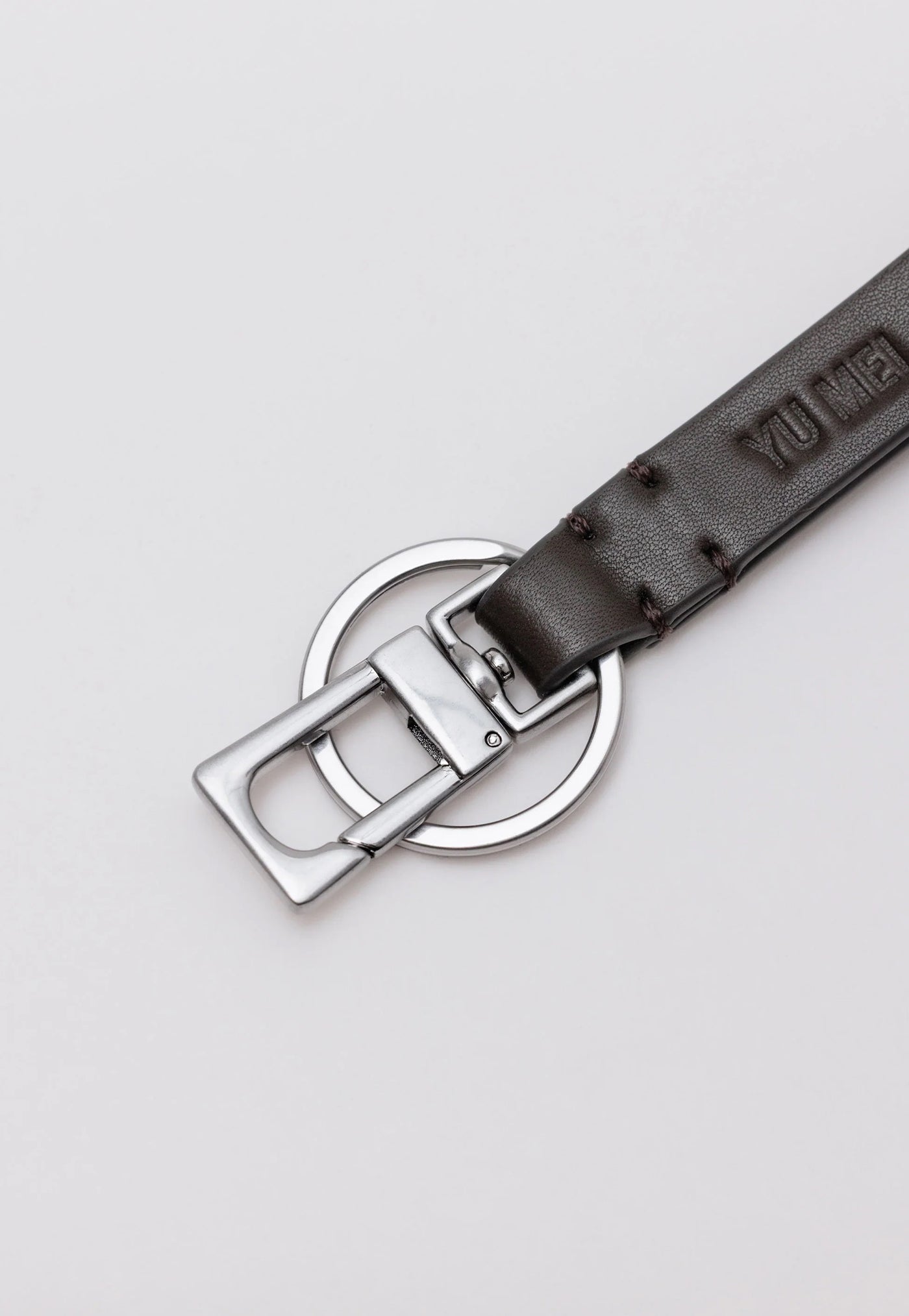 Key Fob - Black Olive Lambskin