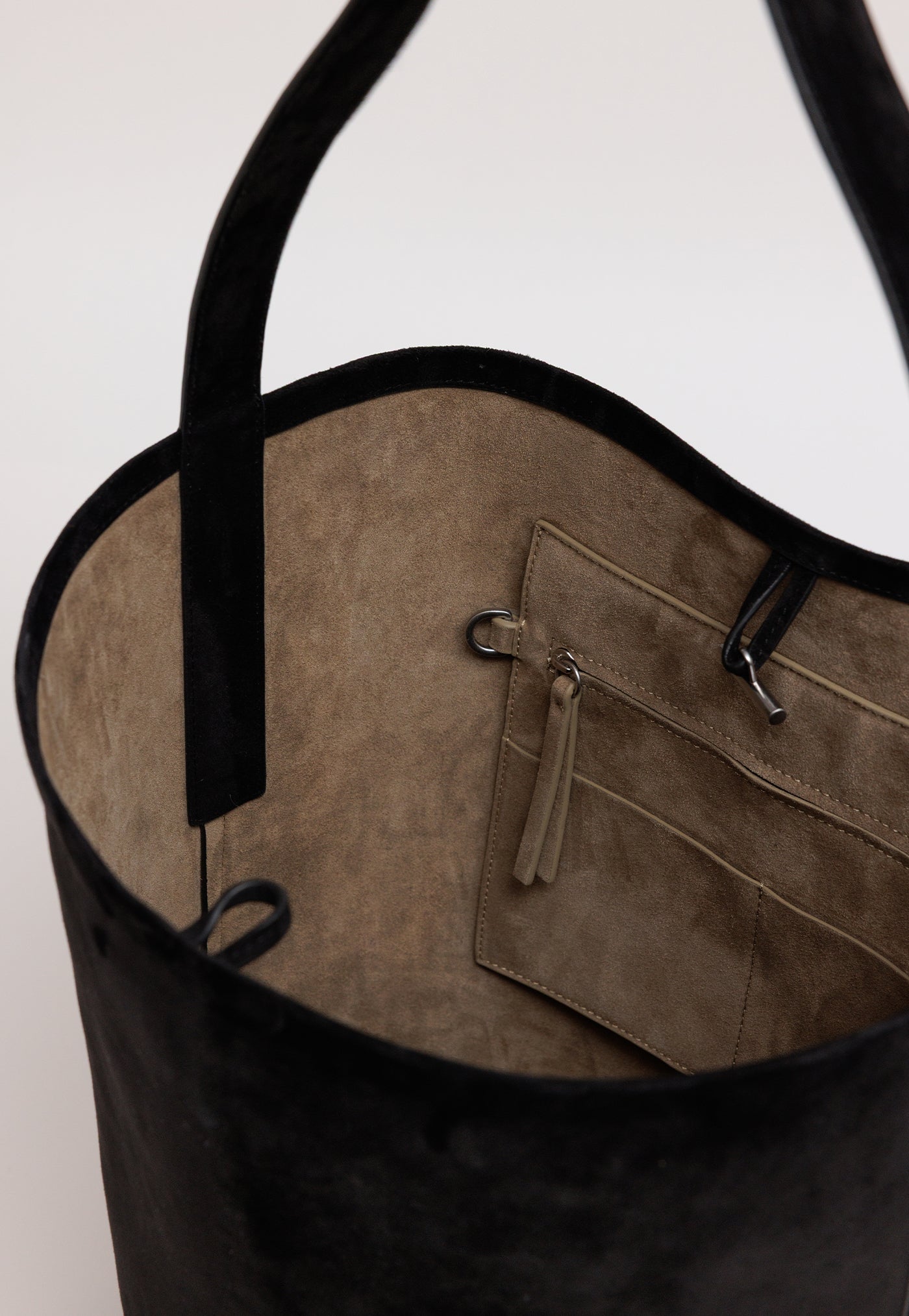 Teresa Tote - Black Suede
