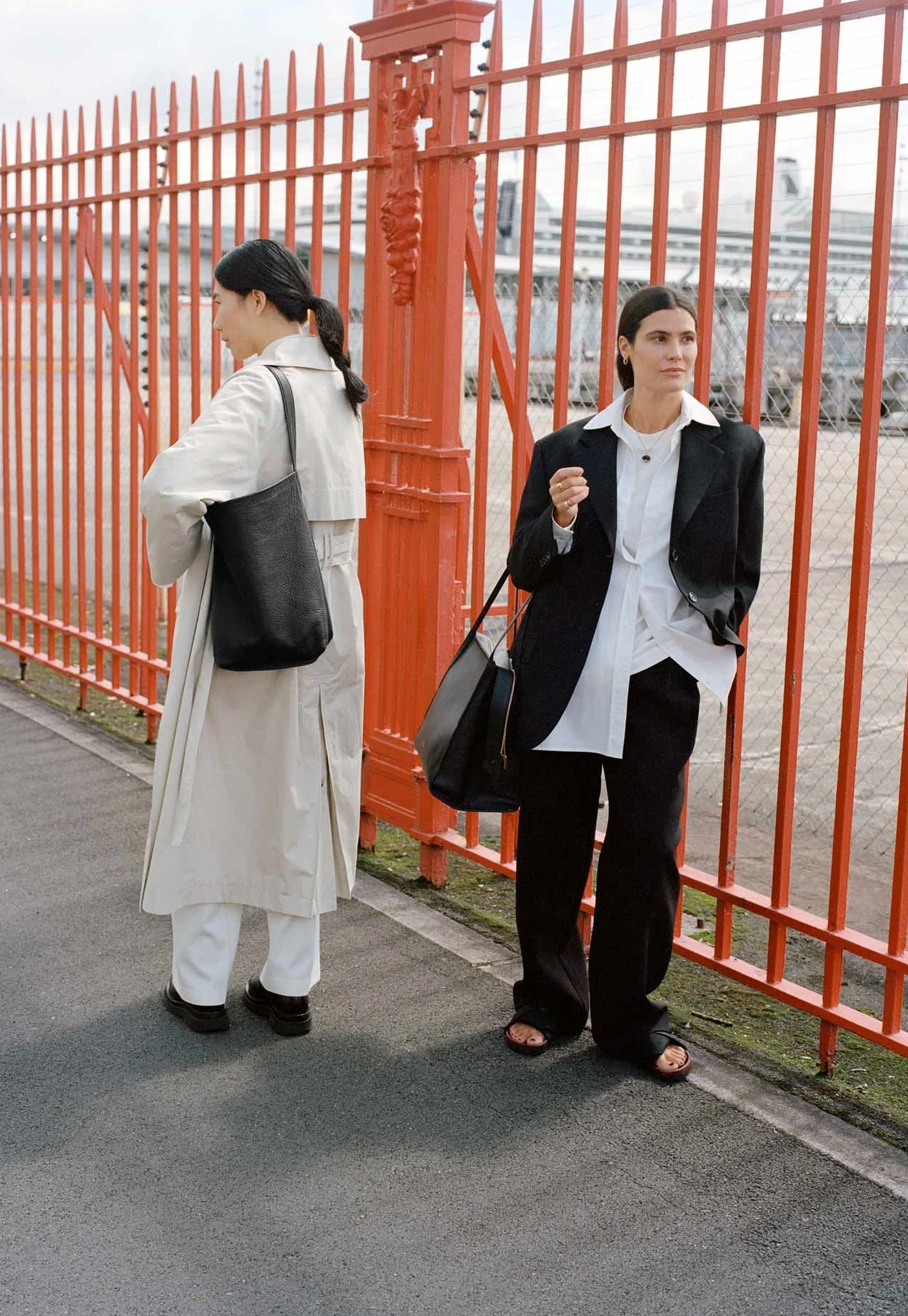 Teresa Tote - Black Deer Nappa sold by Angel Divine