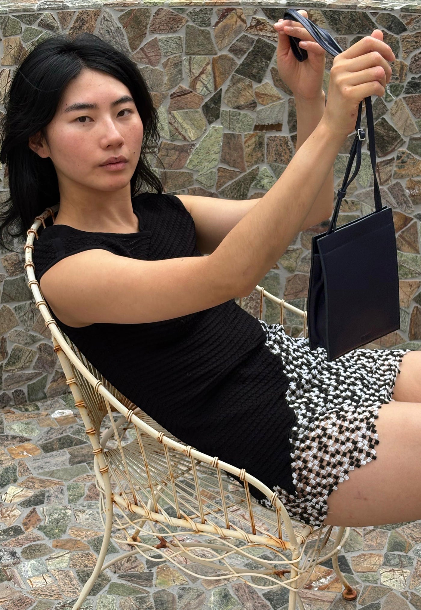 Georgie Bag - Eclipse Lambskin